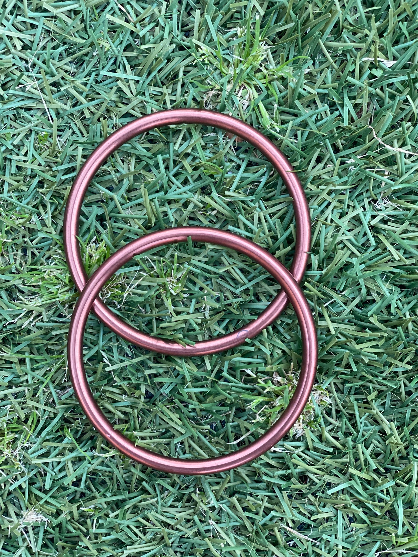 Hand Buffed Large Aluminum Sling Ring- Dark Bronze