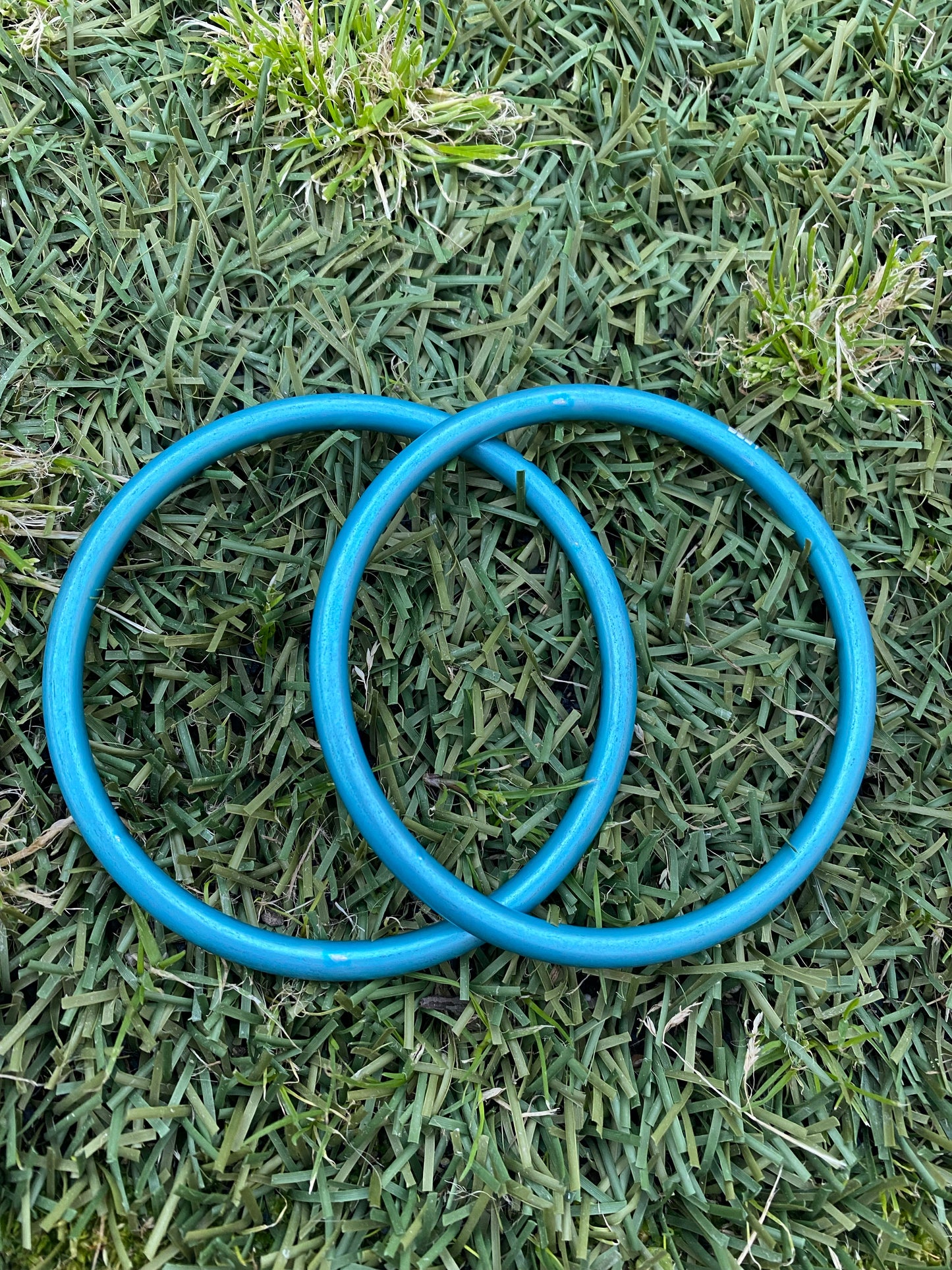 Large Aluminum Sling Ring- Turquoise