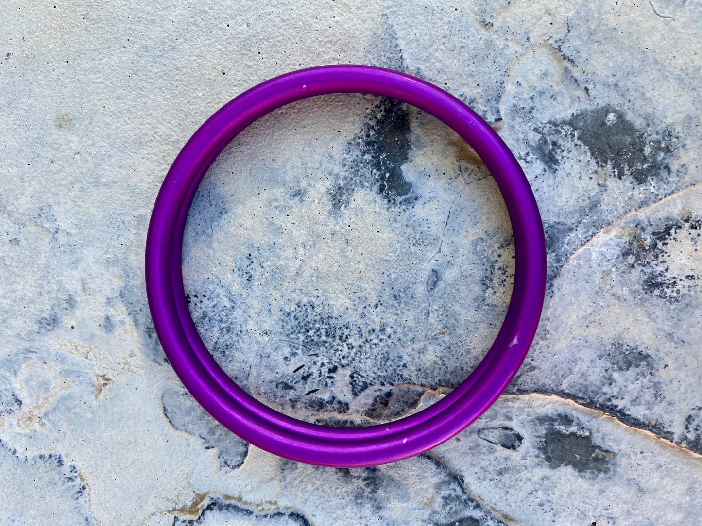 Large Aluminum Sling Ring - Purple Rebozo Shop Lola My Love