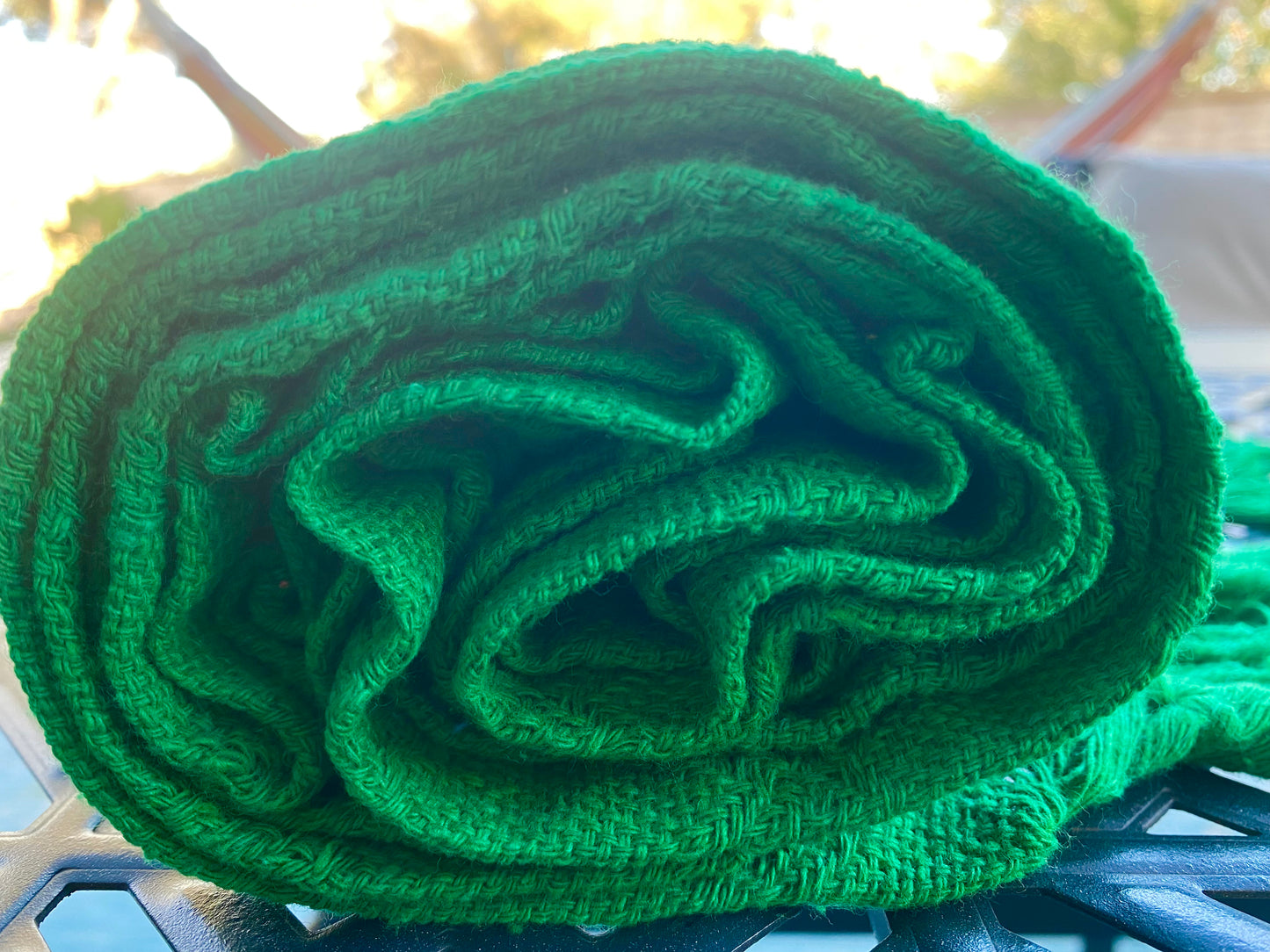 Mexican Cotton Rebozo & Baby Wrap - Emerald