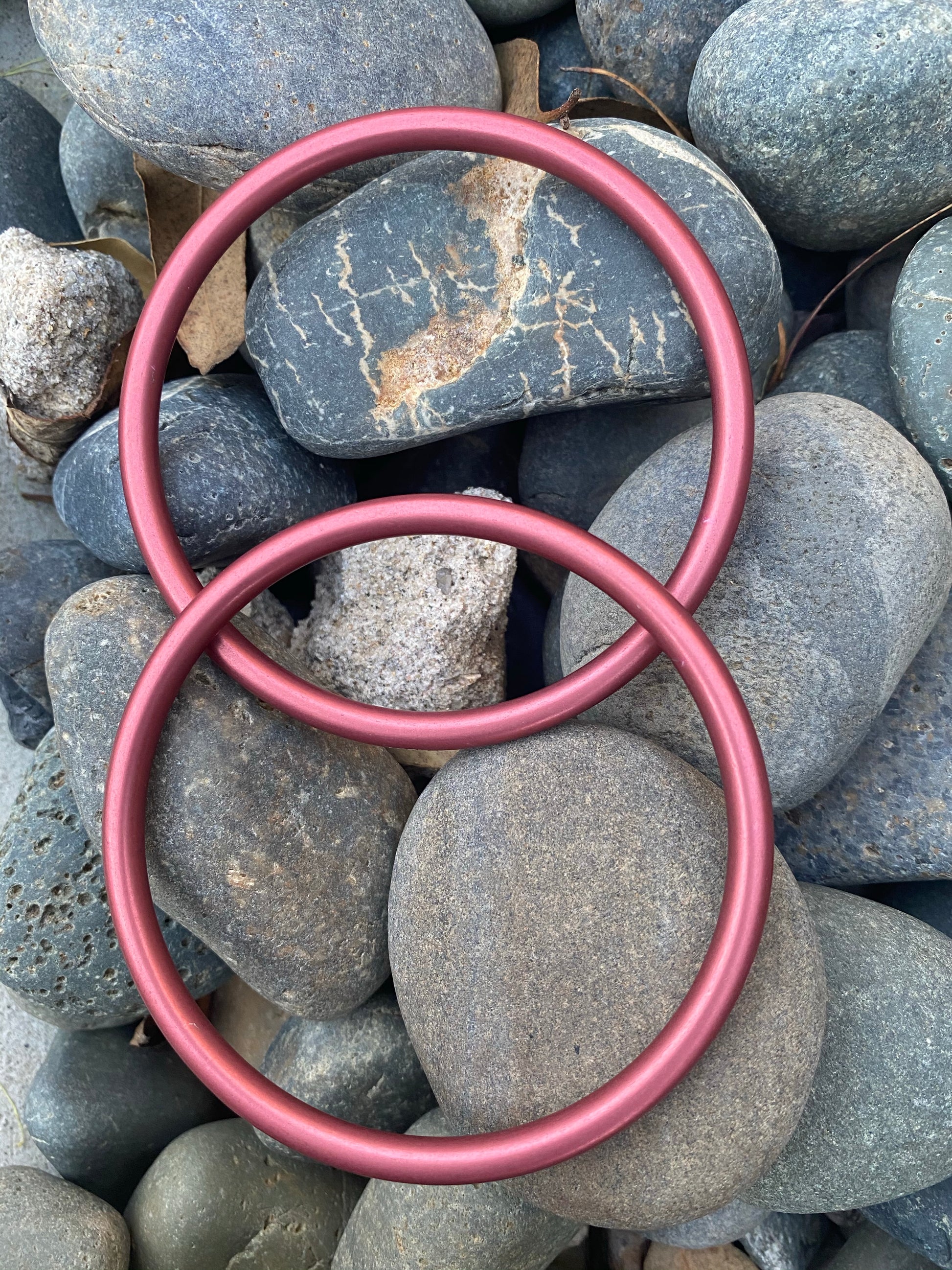 Large Aluminum Sling Ring- Pink - Rebozo Shop Lola My Love
