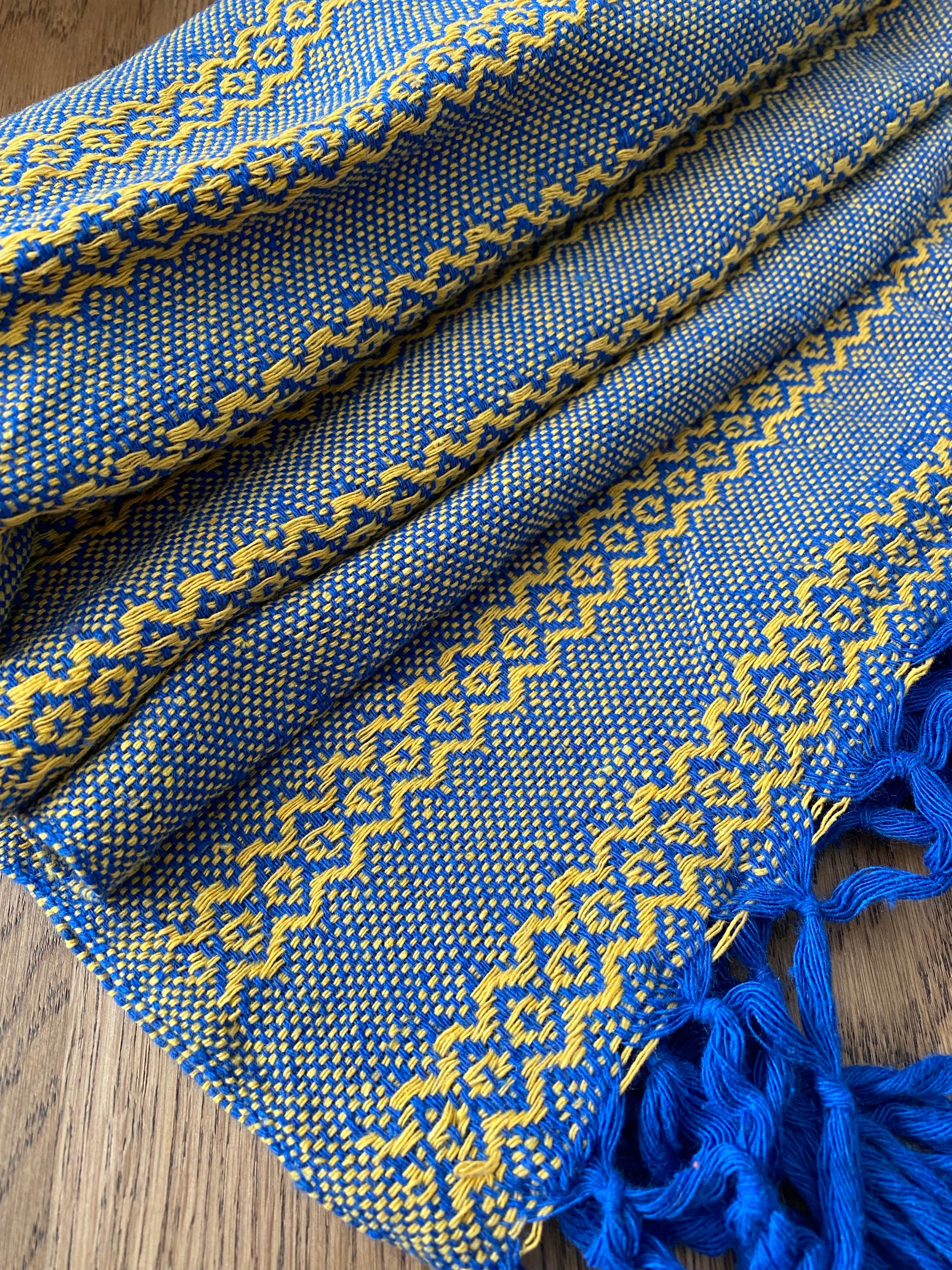 Mexican Rebozo Shawl - Blue Heaven - Lola My Love