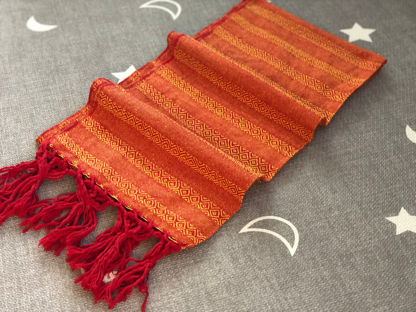 Mexican Rebozo Shawl - Fire Soul - Lola My Love
