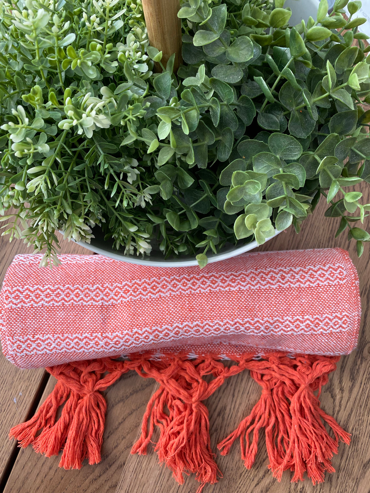 Mexican Cotton Rebozo & Baby Wrap - Orange Blossom-Lola My Love