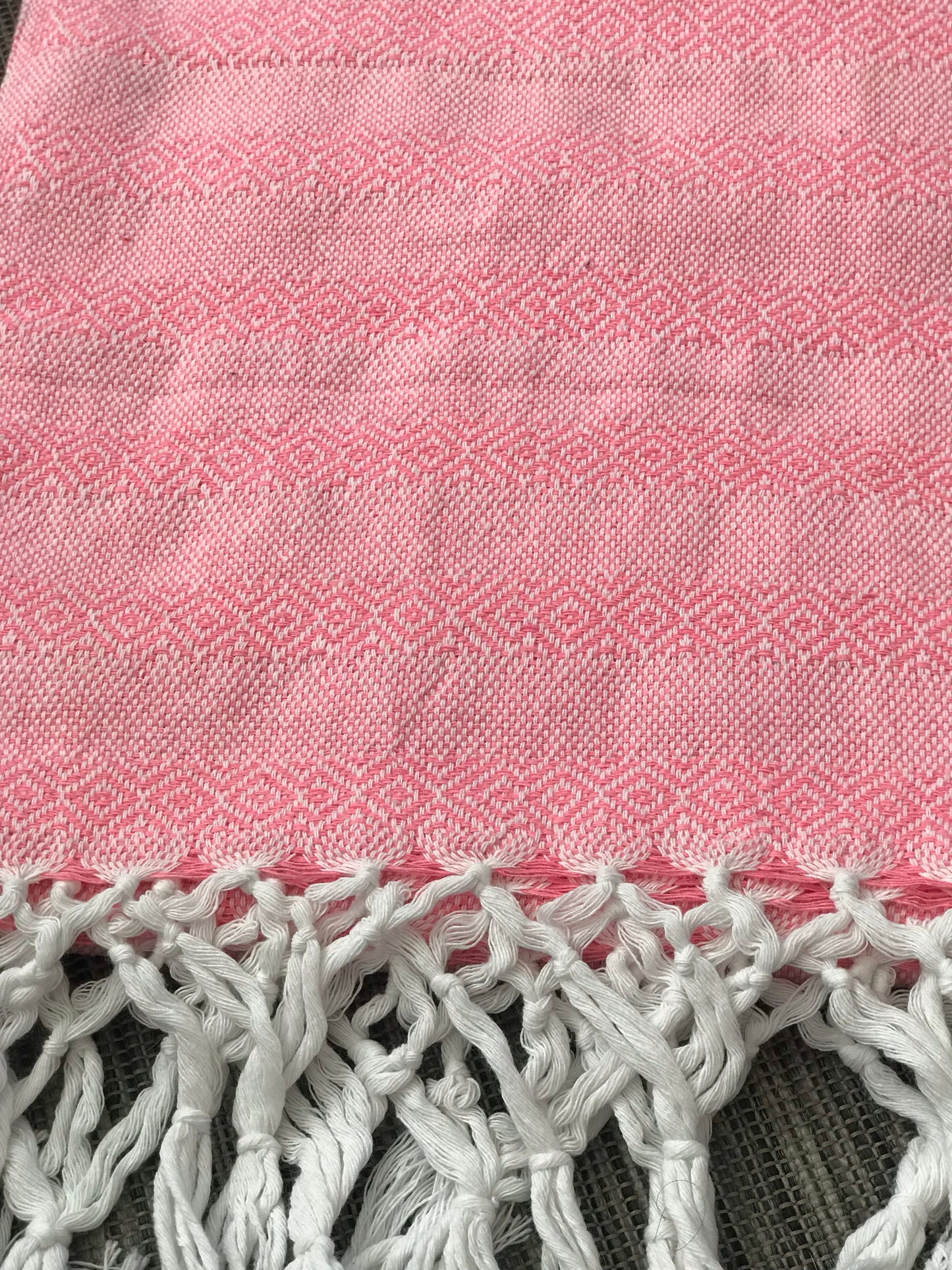 Mexican Rebozo Shawl - Light Pink Vibes - Lola My Love