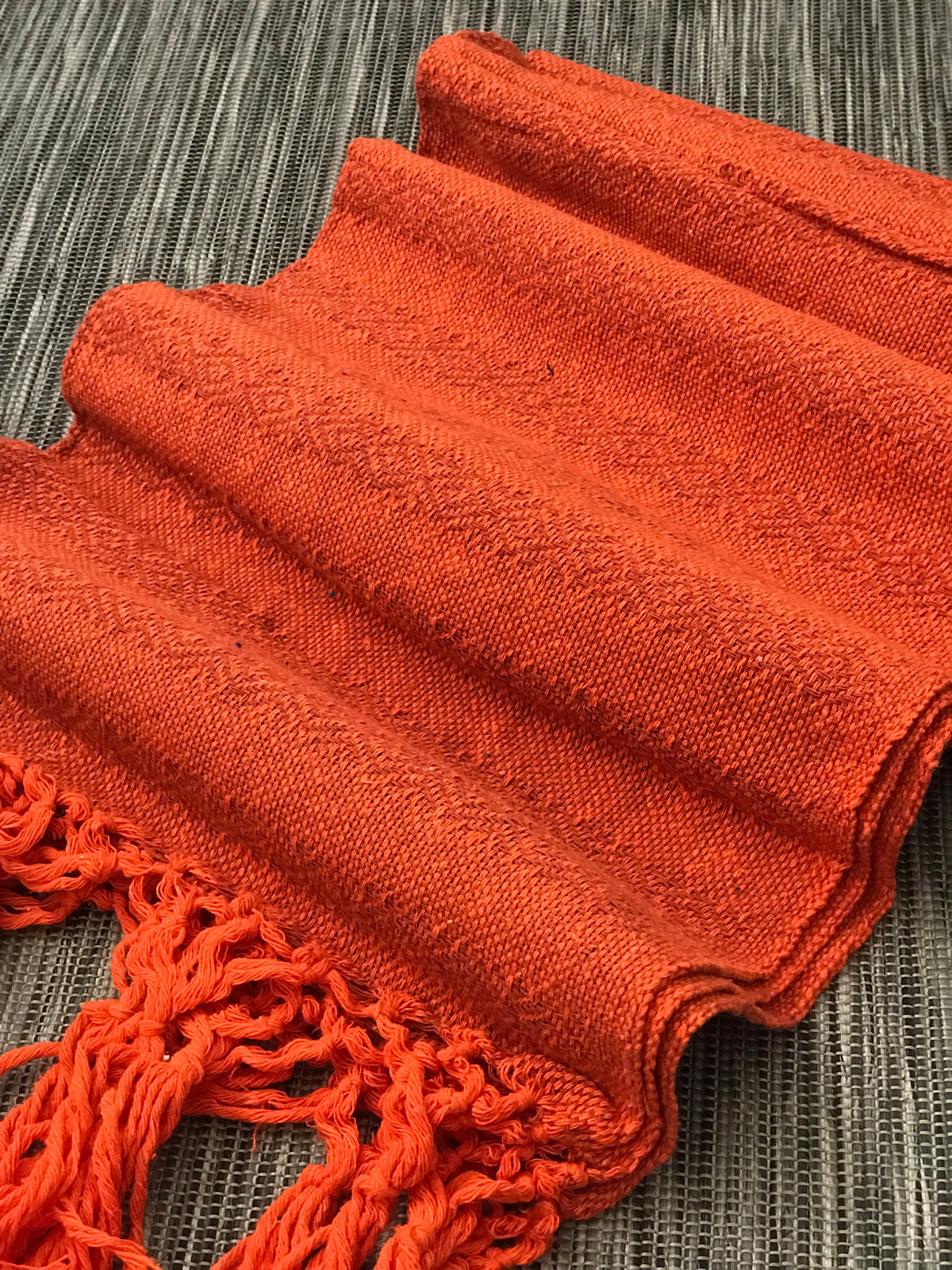 UNIQUE Mexican Rebozo Shawl - Pumpkin Juice-Lola My Love