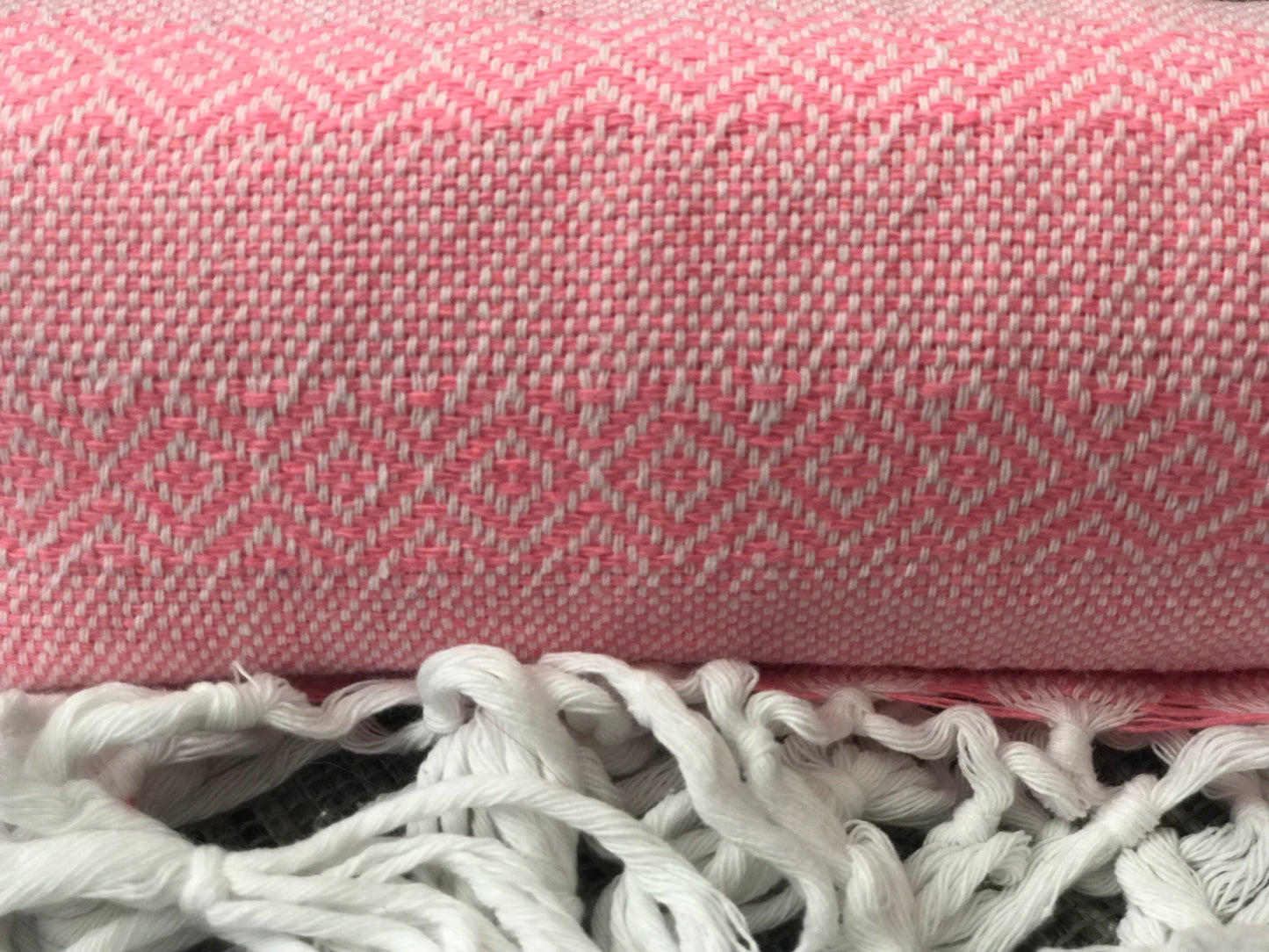 Mexican Rebozo Shawl - Light Pink Vibes - Lola My Love