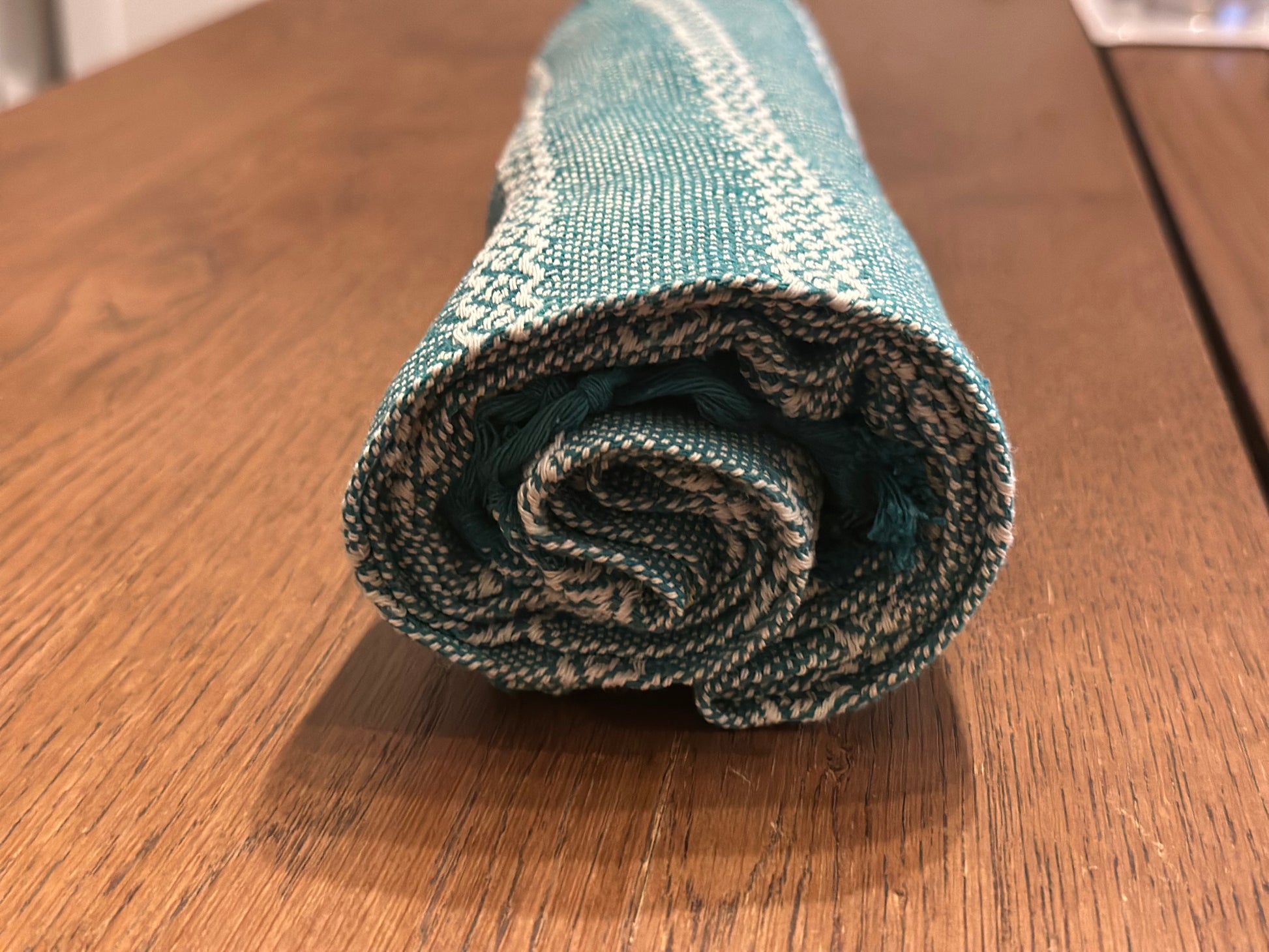 Green Tide Mexican rebozo