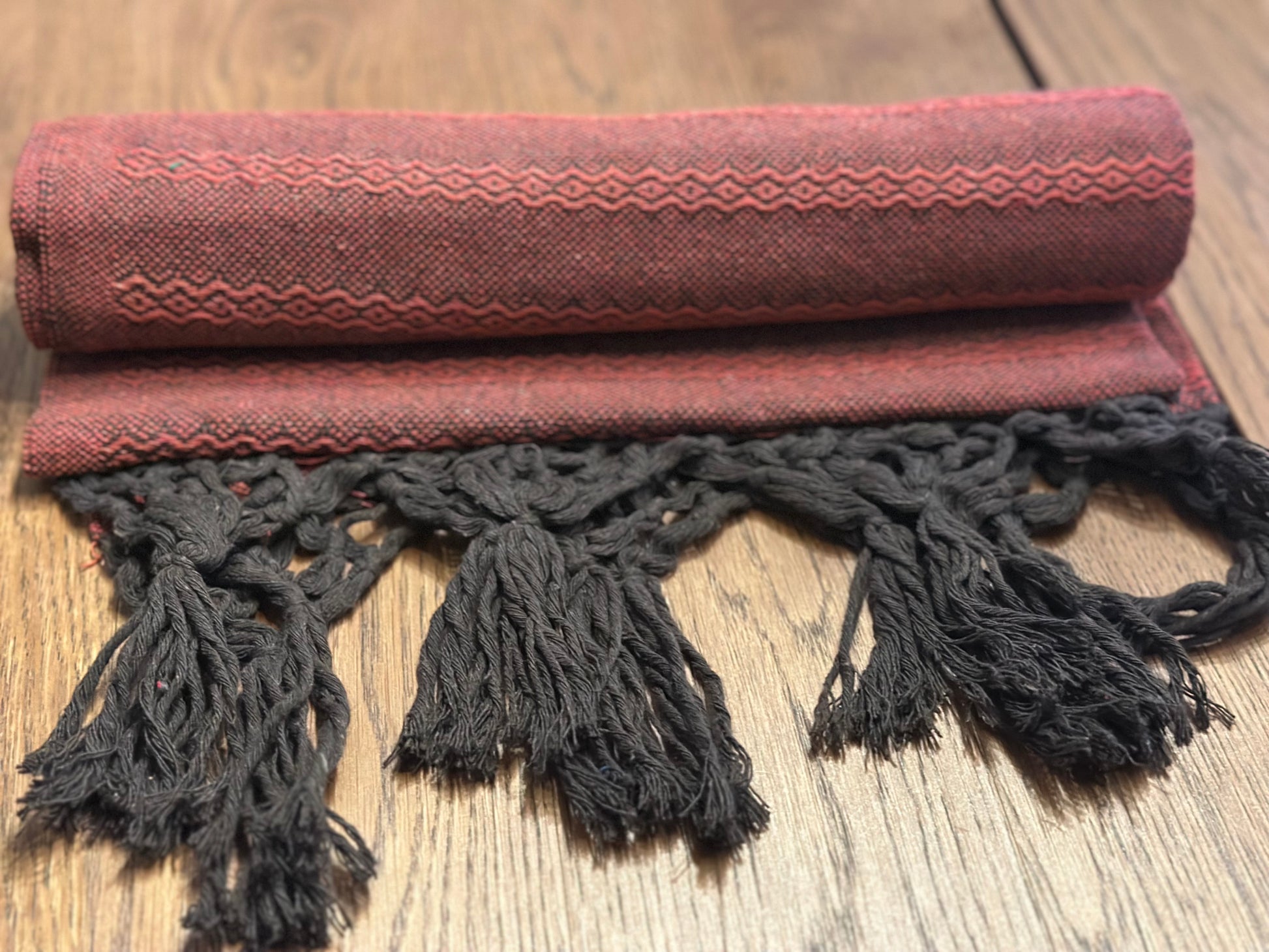 Rose Ash Mexican rebozo — Jose photo