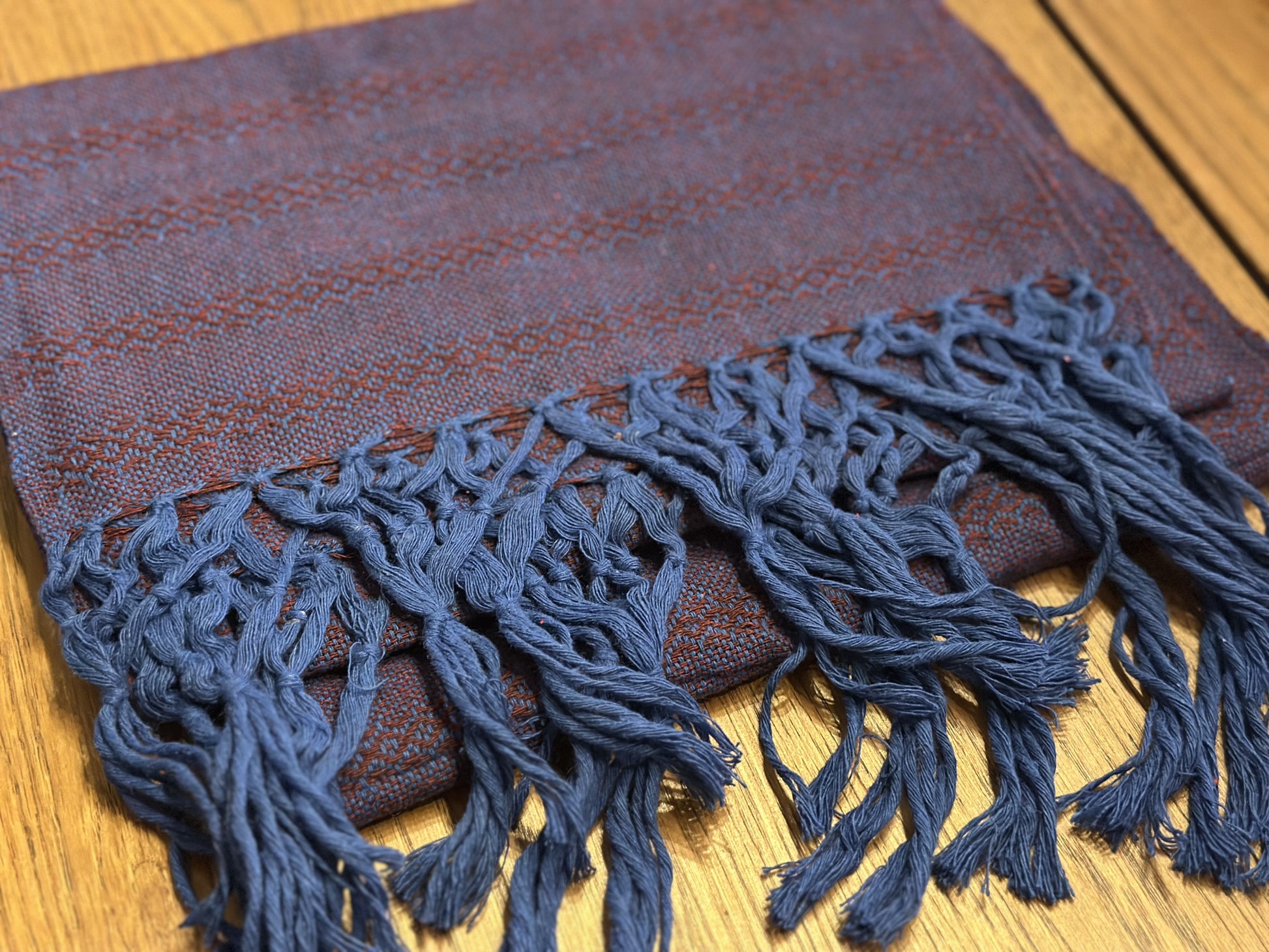 Blue Ember Mexican rebozo