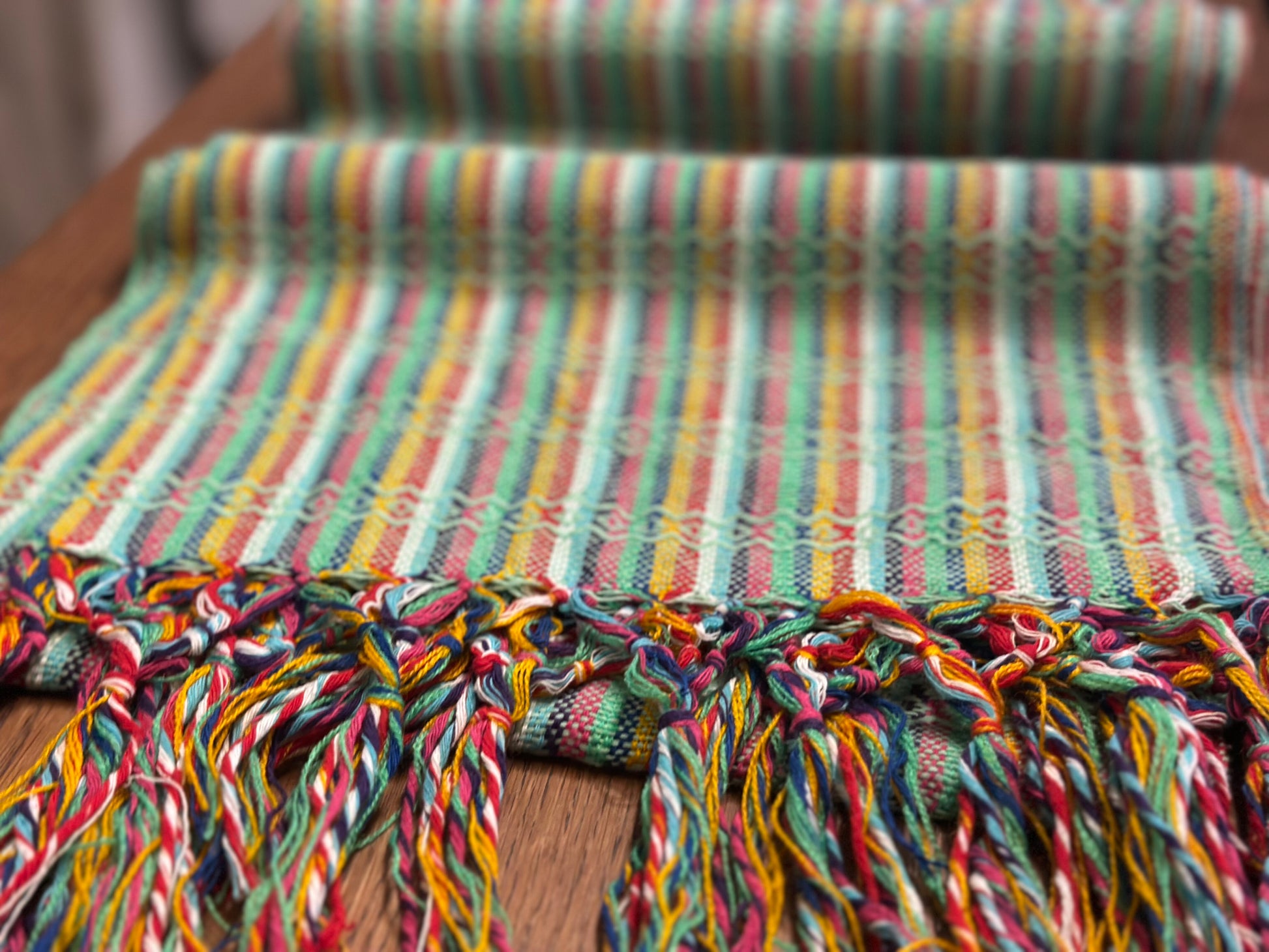 Lime Fiesta Mexican rebozo Jose photo