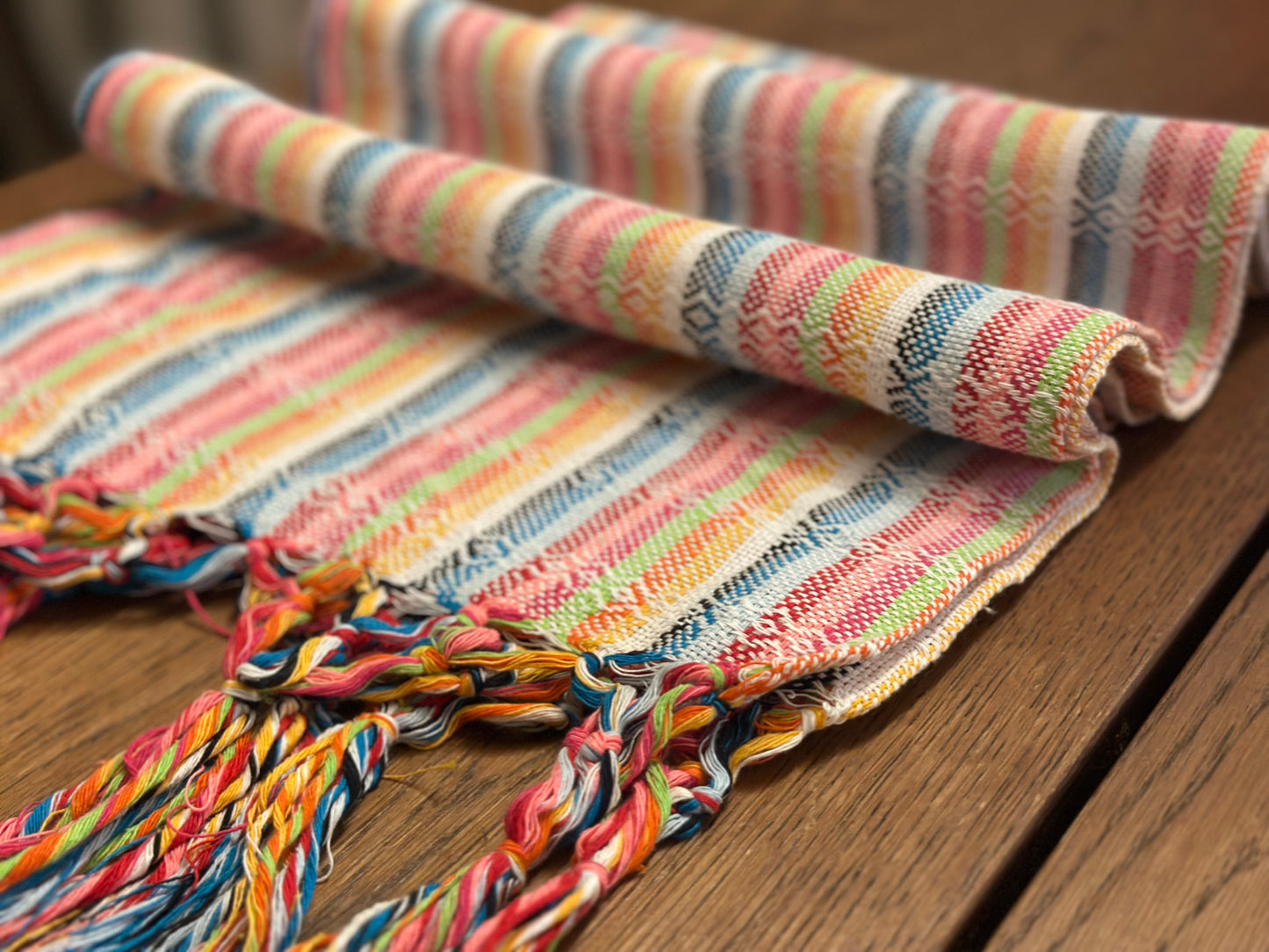 Candy Stripe Mexican rebozo Jose photo