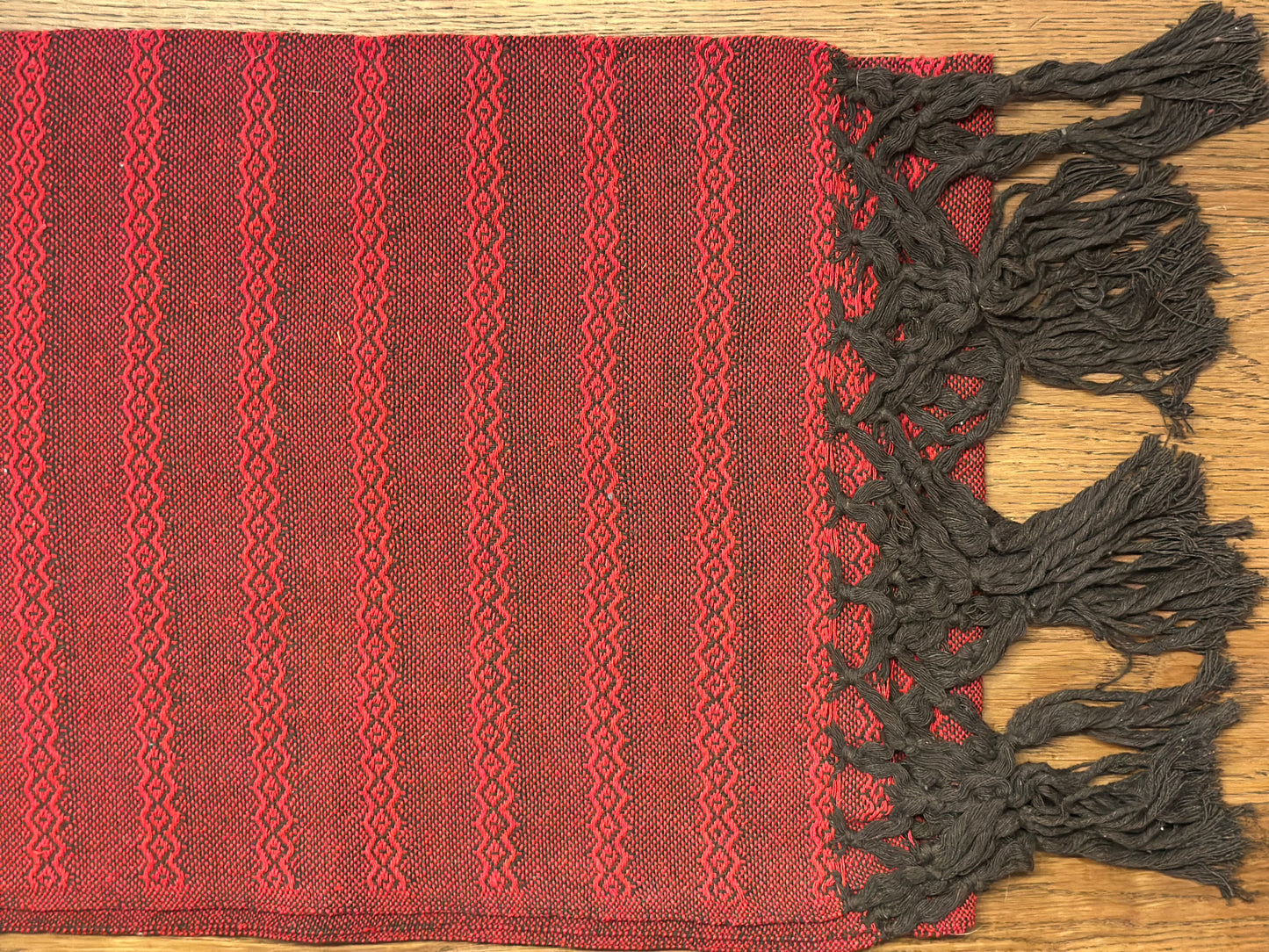 Scarlet Navy Mexican rebozo Jose photo
