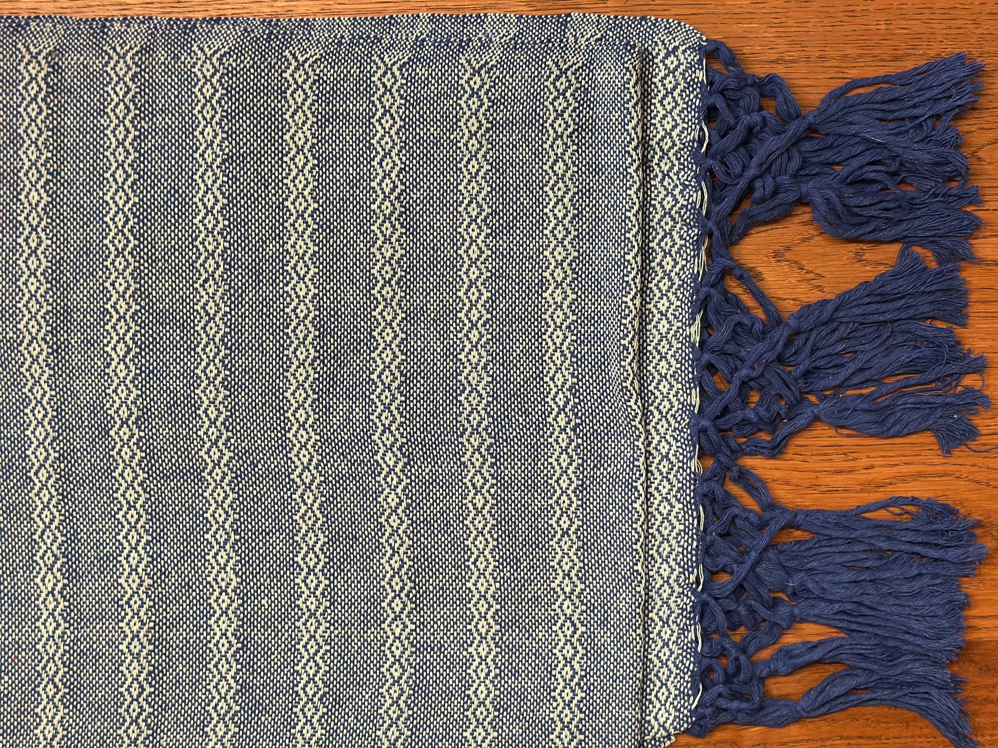 Seafoam Navy Mexican rebozo Jose photo