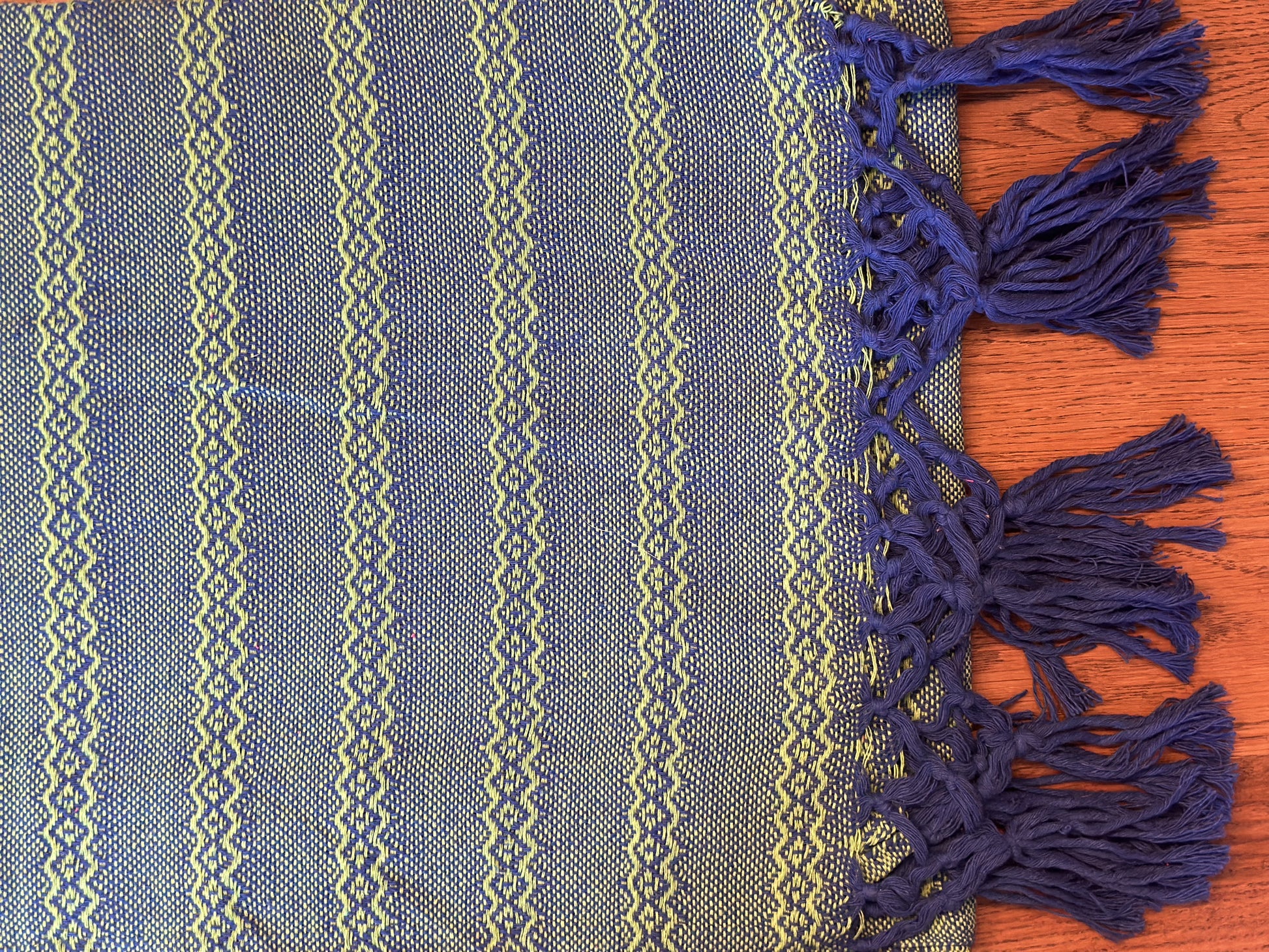 Blue Emerald Mexican rebozo Jose photo 5
