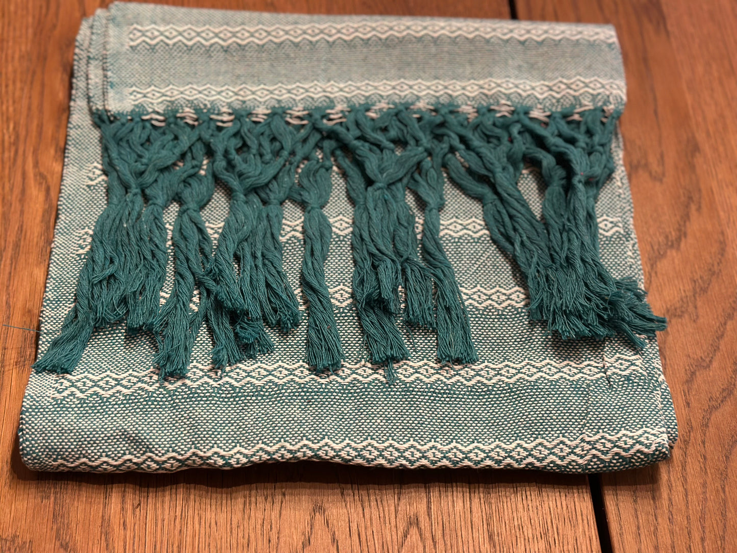 Green Tide Mexican rebozo
