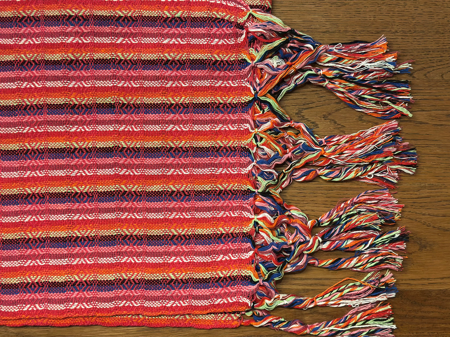 Rosa Flame Mexican rebozo Jose photo