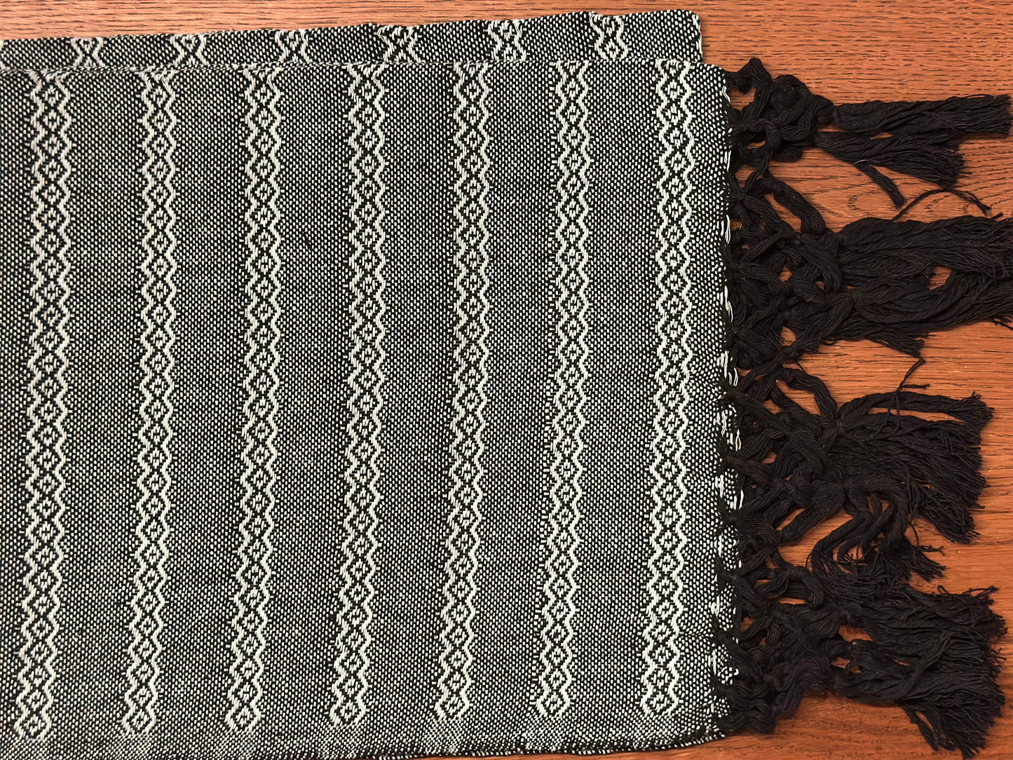Navy Lattice Mexican rebozo Jose photo