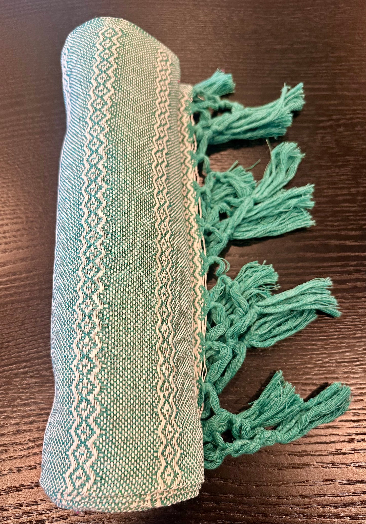 Chal Mexicano de Rebozo - Garden Mint