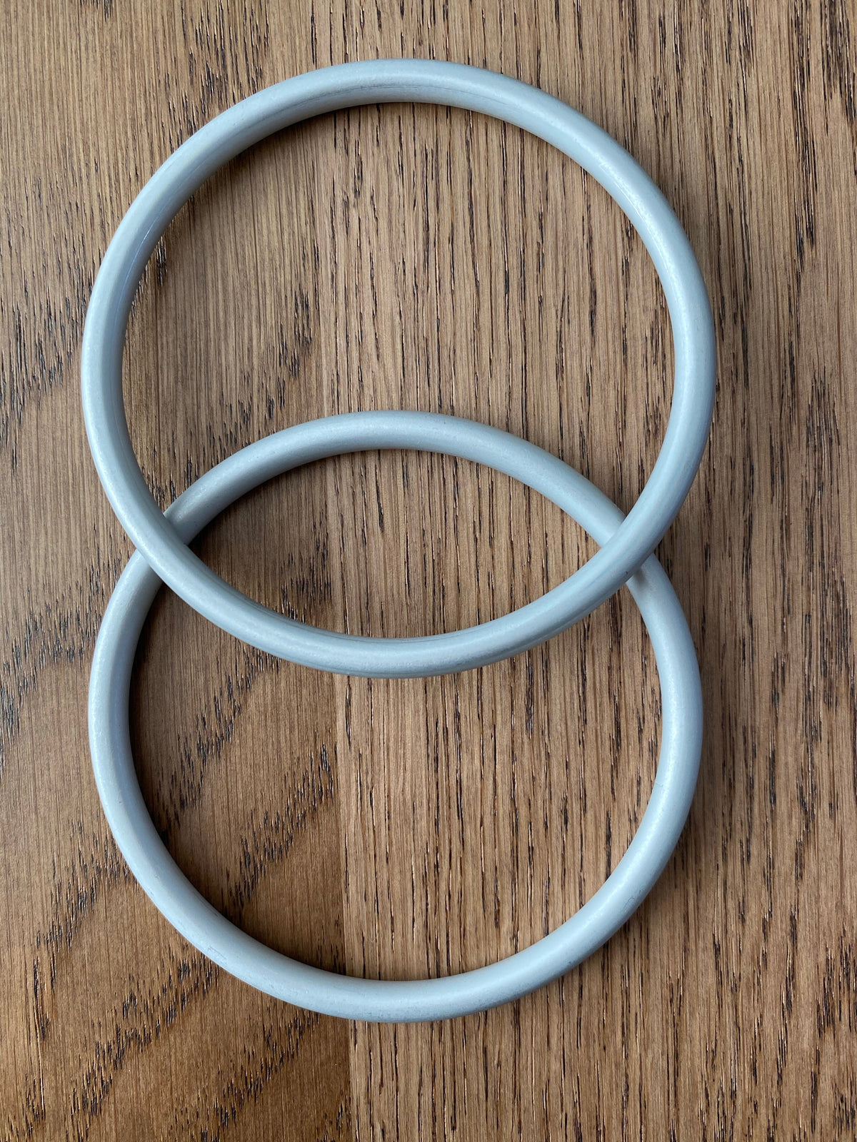 Large Aluminum Sling Ring — Silver