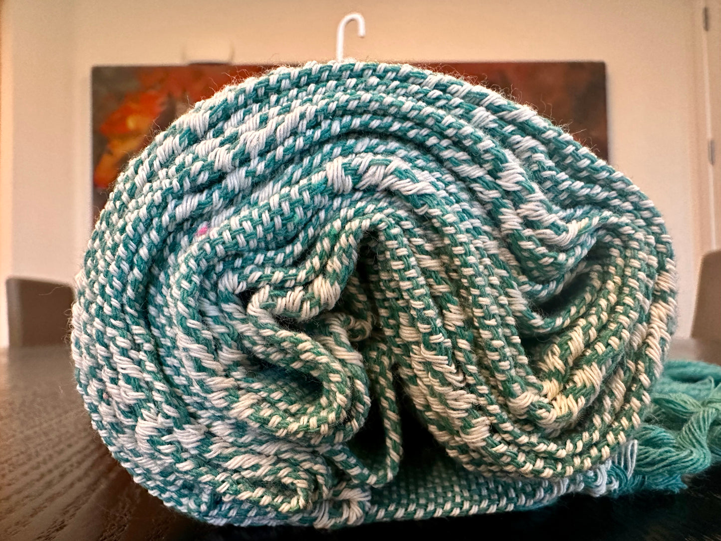 Mexican Cotton Rebozo & Baby Wrap - Garden Mint