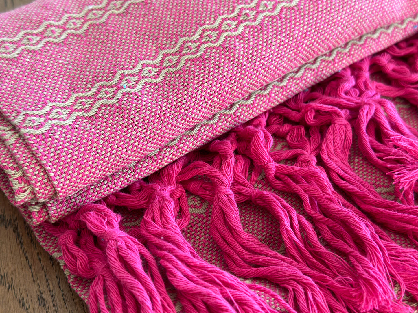 Mexican Cotton Rebozo & Baby Wrap - Blush Sands