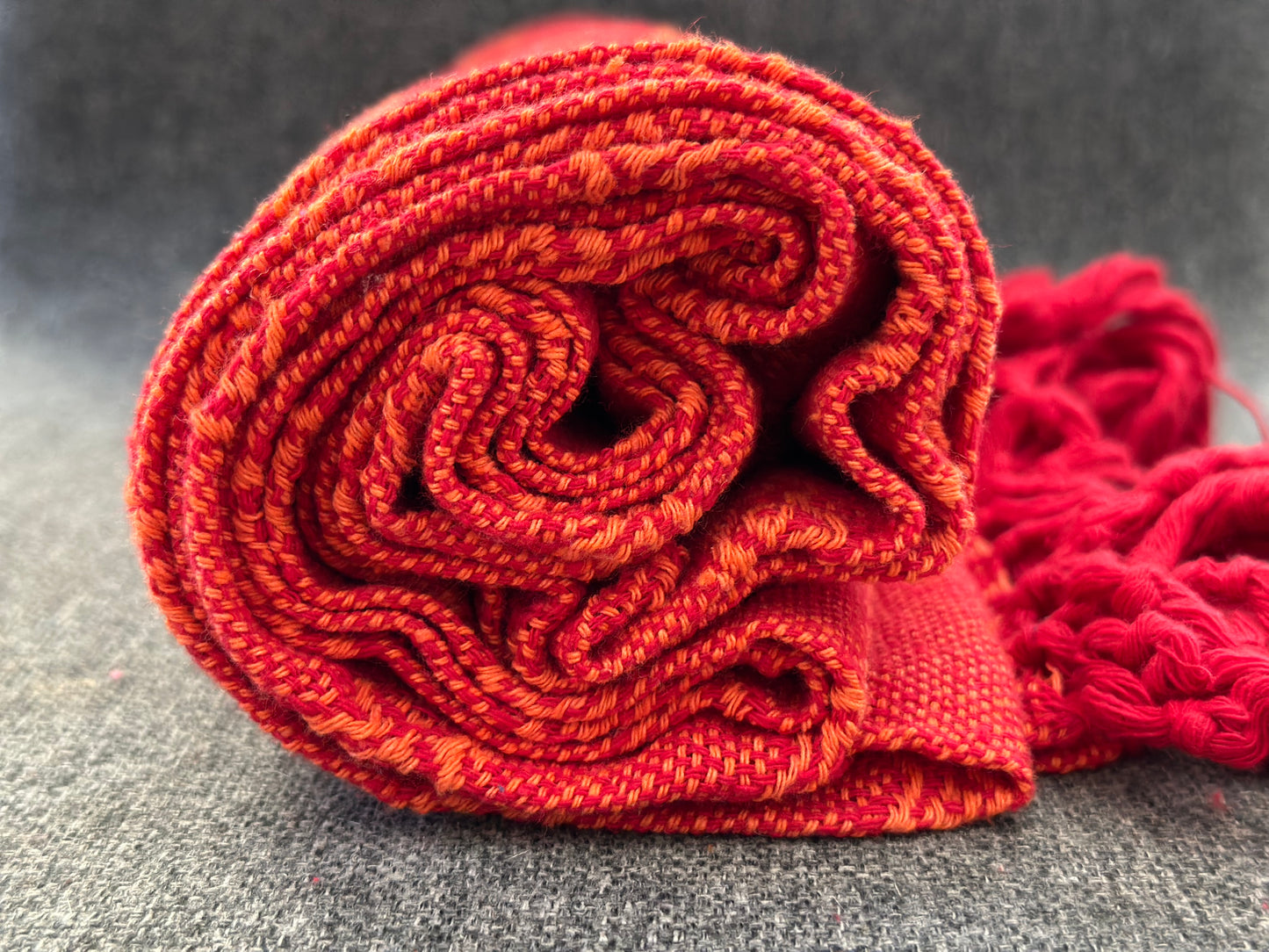 Mexican Cotton Rebozo & Baby Wrap - Fiery Sunset