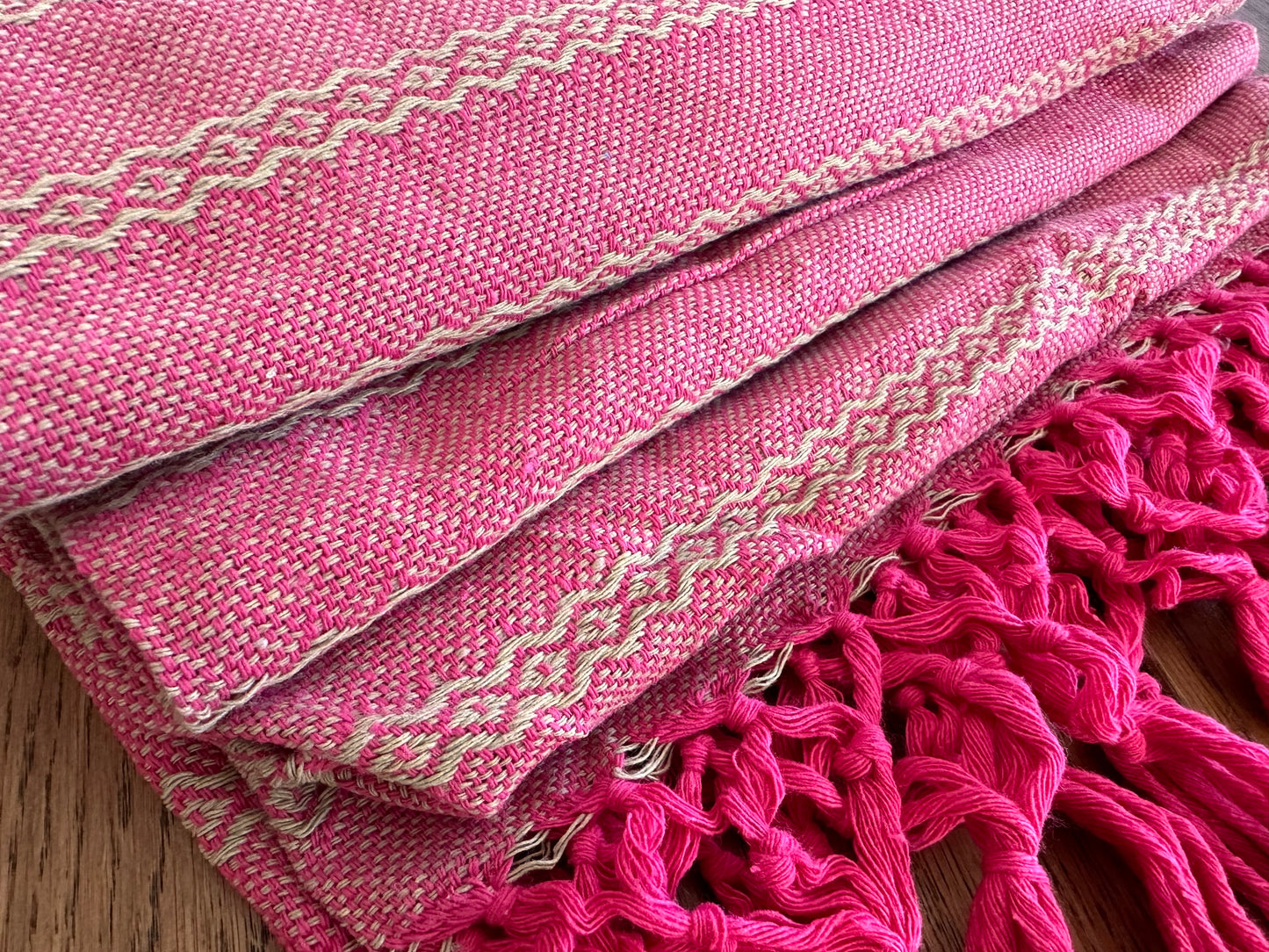 Mexican Cotton Rebozo & Baby Wrap - Blush Sands