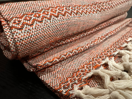 Mexican Cotton Rebozo & Baby Wrap - Citrus Dawn
