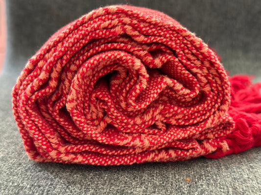 Mexican Cotton Rebozo & Baby Wrap - Ruby Rose
