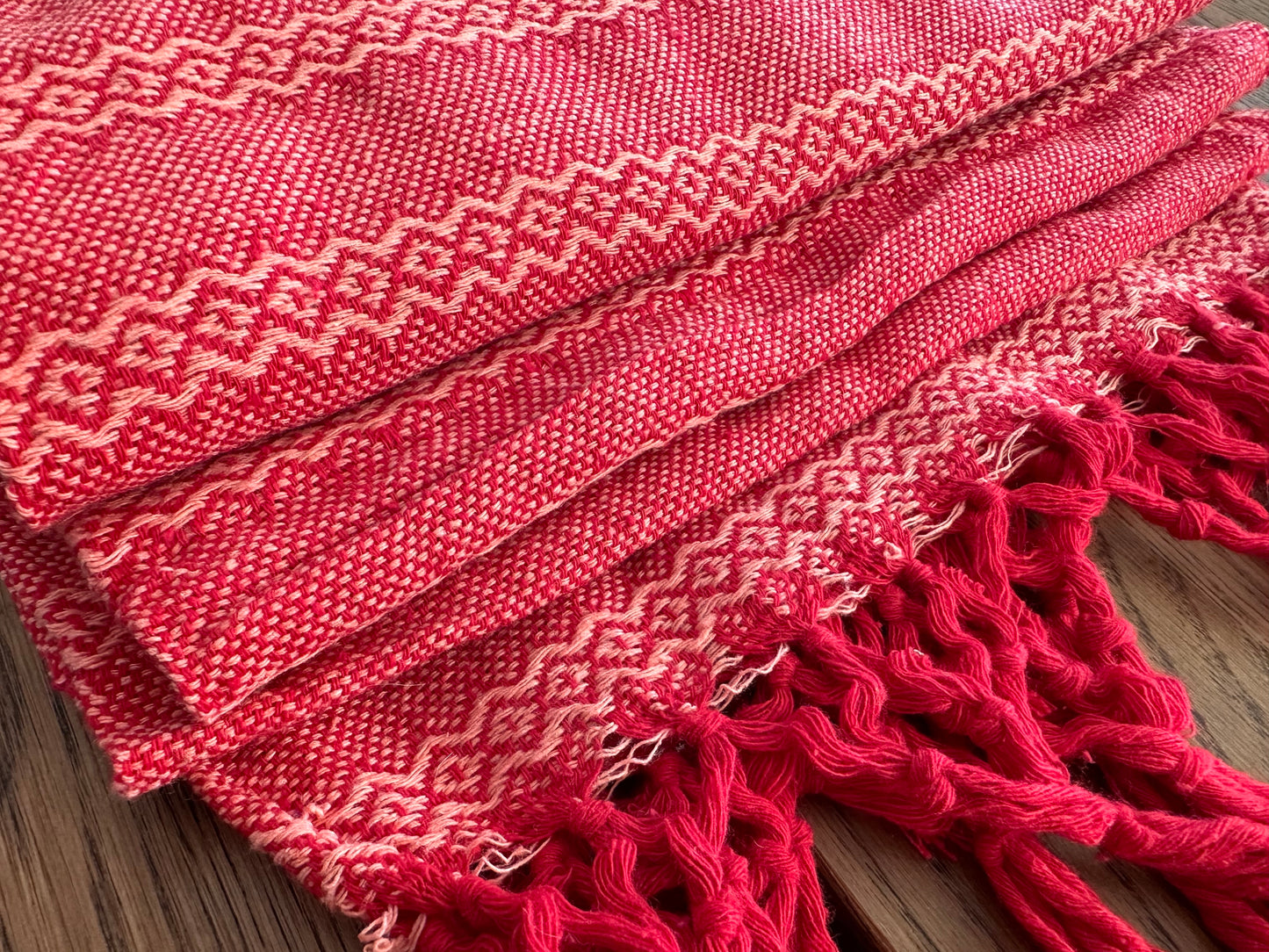 Mexican Cotton Rebozo & Baby Wrap - Ruby Rose