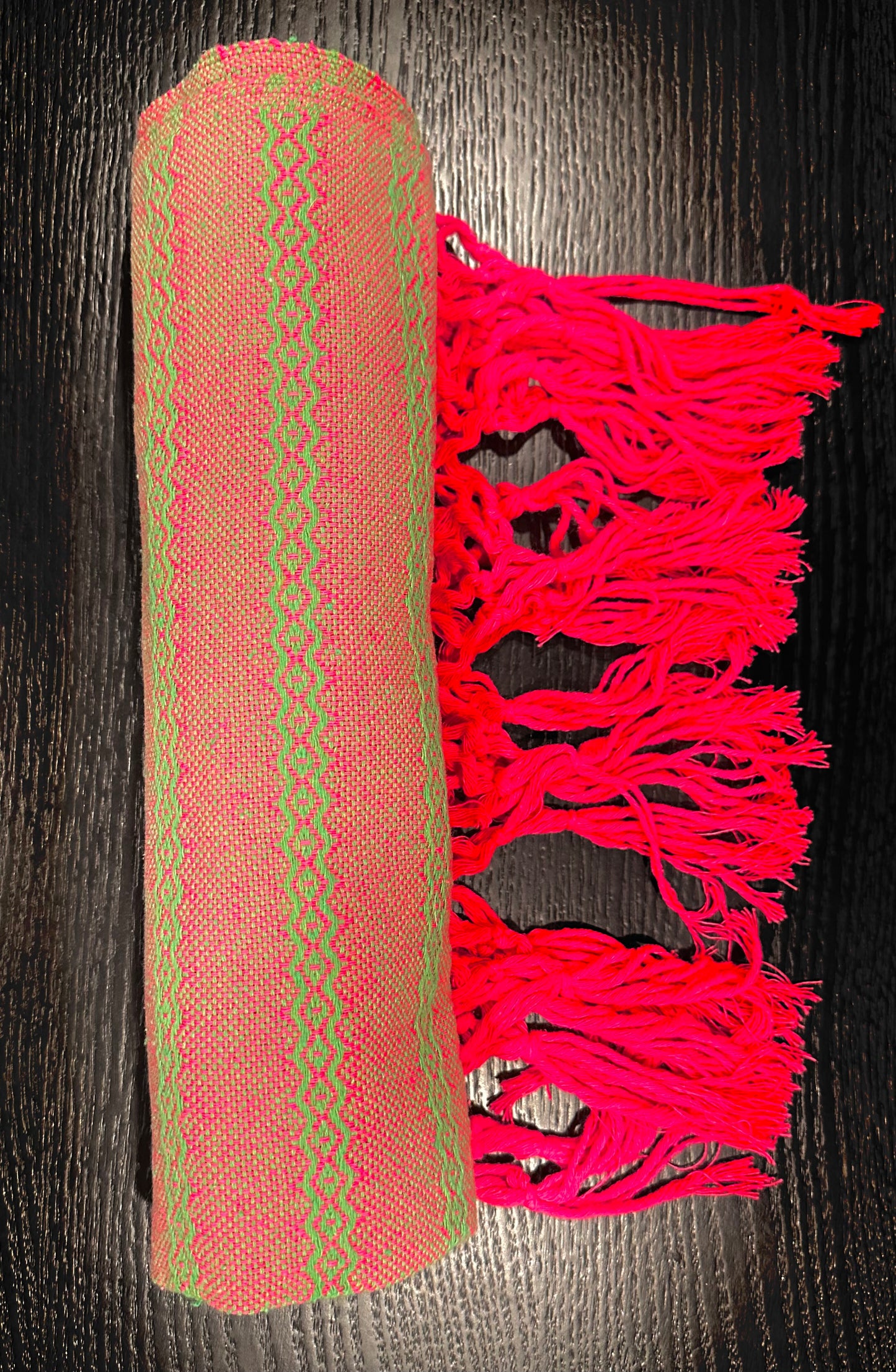 Mexican Cotton Rebozo & Baby Wrap - Electric Fuchsia