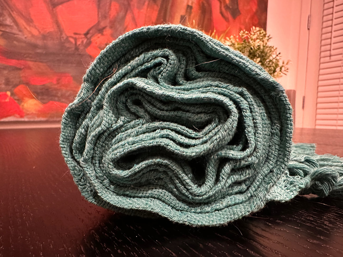 Mexican Cotton Rebozo & Baby Wrap - Jade Frost