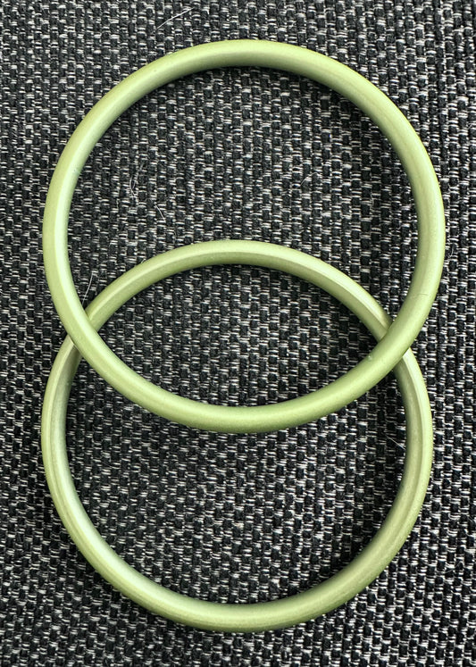 Large Aluminum Sling Ring- Mist Green