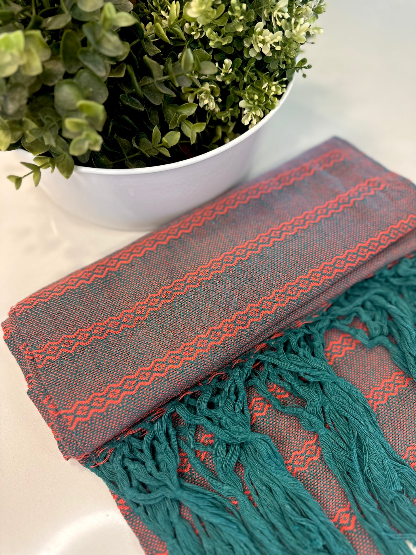 Mexican Cotton Rebozo & Baby Wrap - Boho Bloom