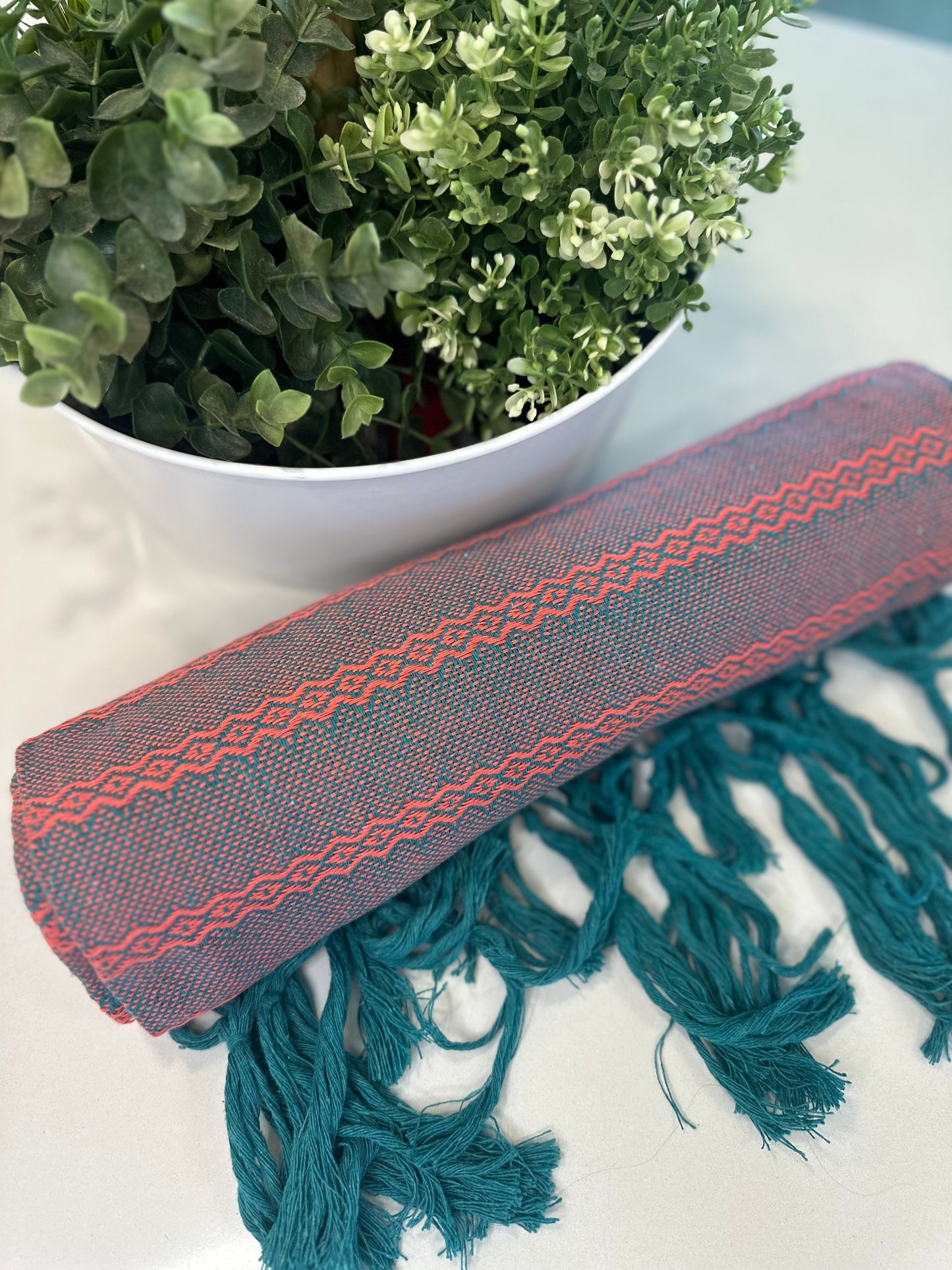 Mexican Cotton Rebozo & Baby Wrap - Boho Bloom