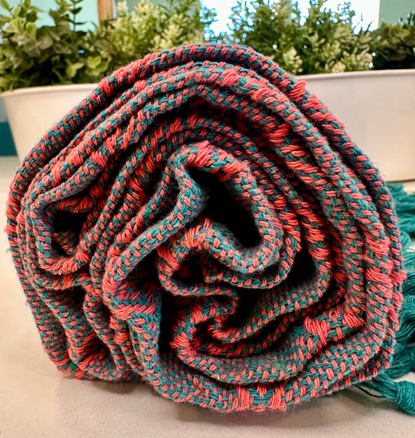 Mexican Cotton Rebozo & Baby Wrap - Boho Bloom