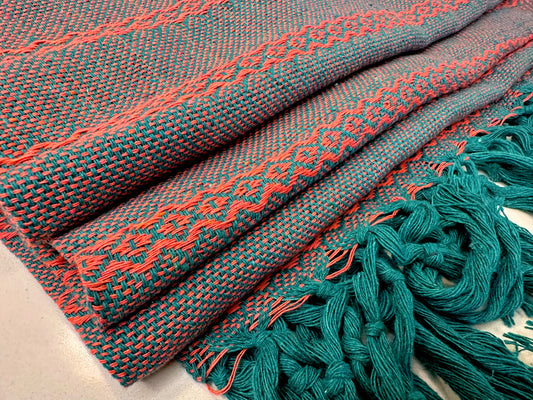 Mexican Cotton Rebozo & Baby Wrap - Boho Bloom