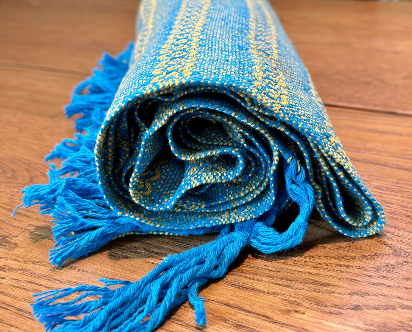 UNIQUE Mexican Cotton Rebozo & Baby Wrap - Golden Waves