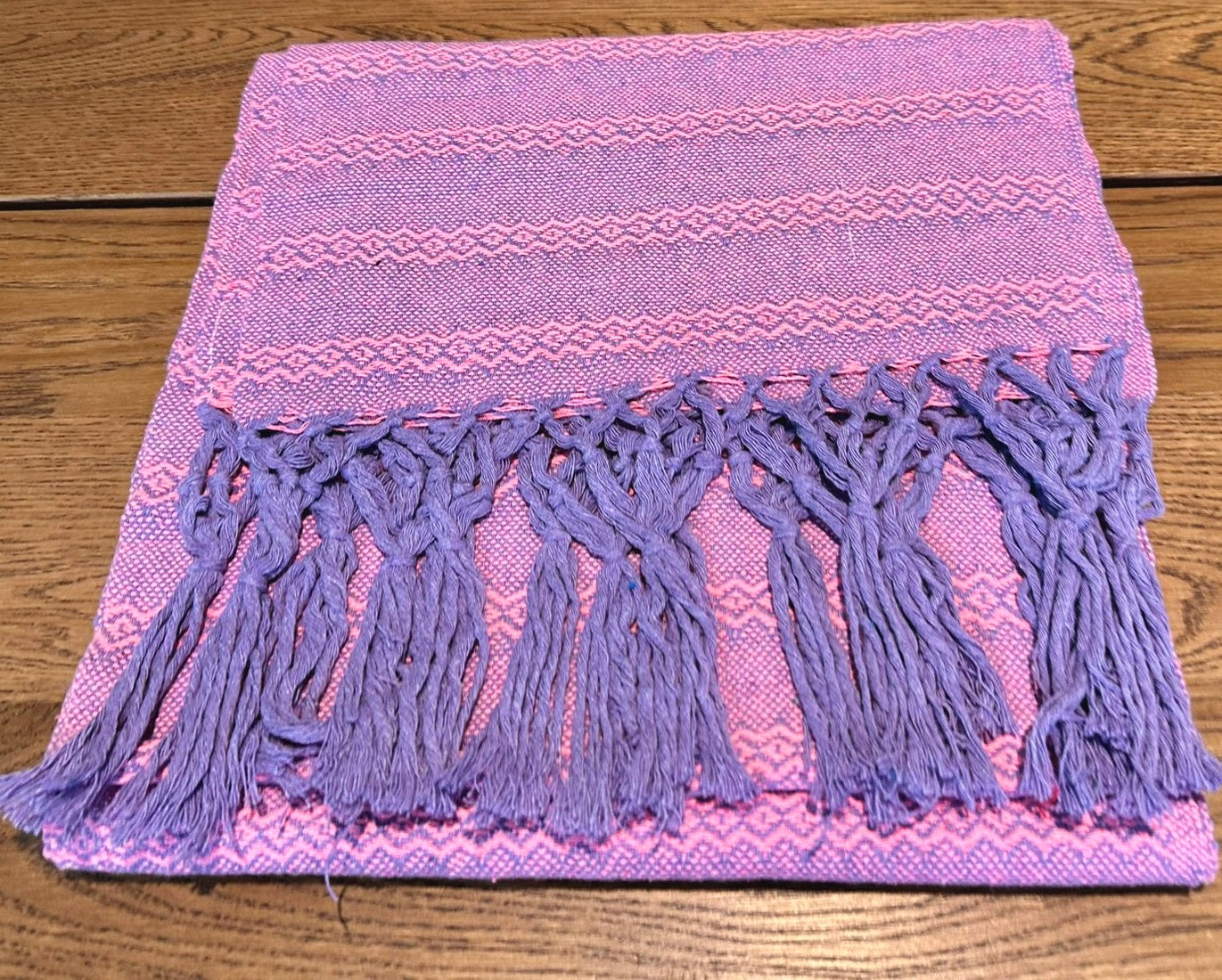 Mexican Cotton Rebozo & Baby Wrap - Pink Lavender