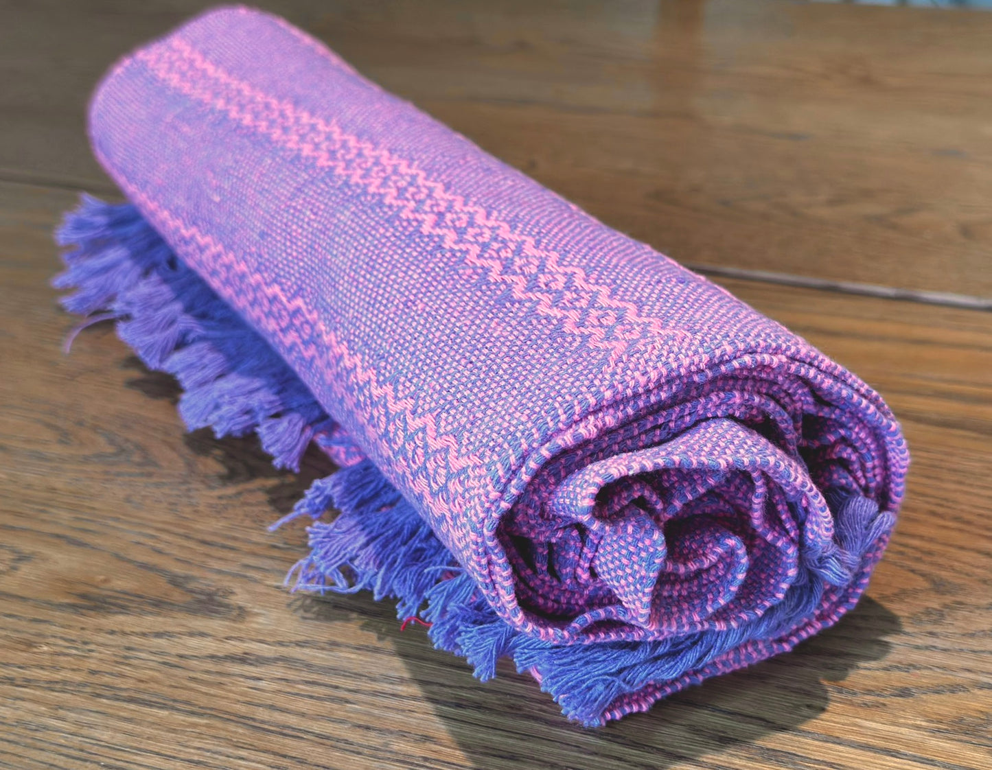 Mexican Cotton Rebozo & Baby Wrap - Pink Lavender