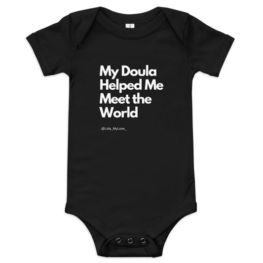 Baby Short Sleeve One Piece – Celebrating Doula Support