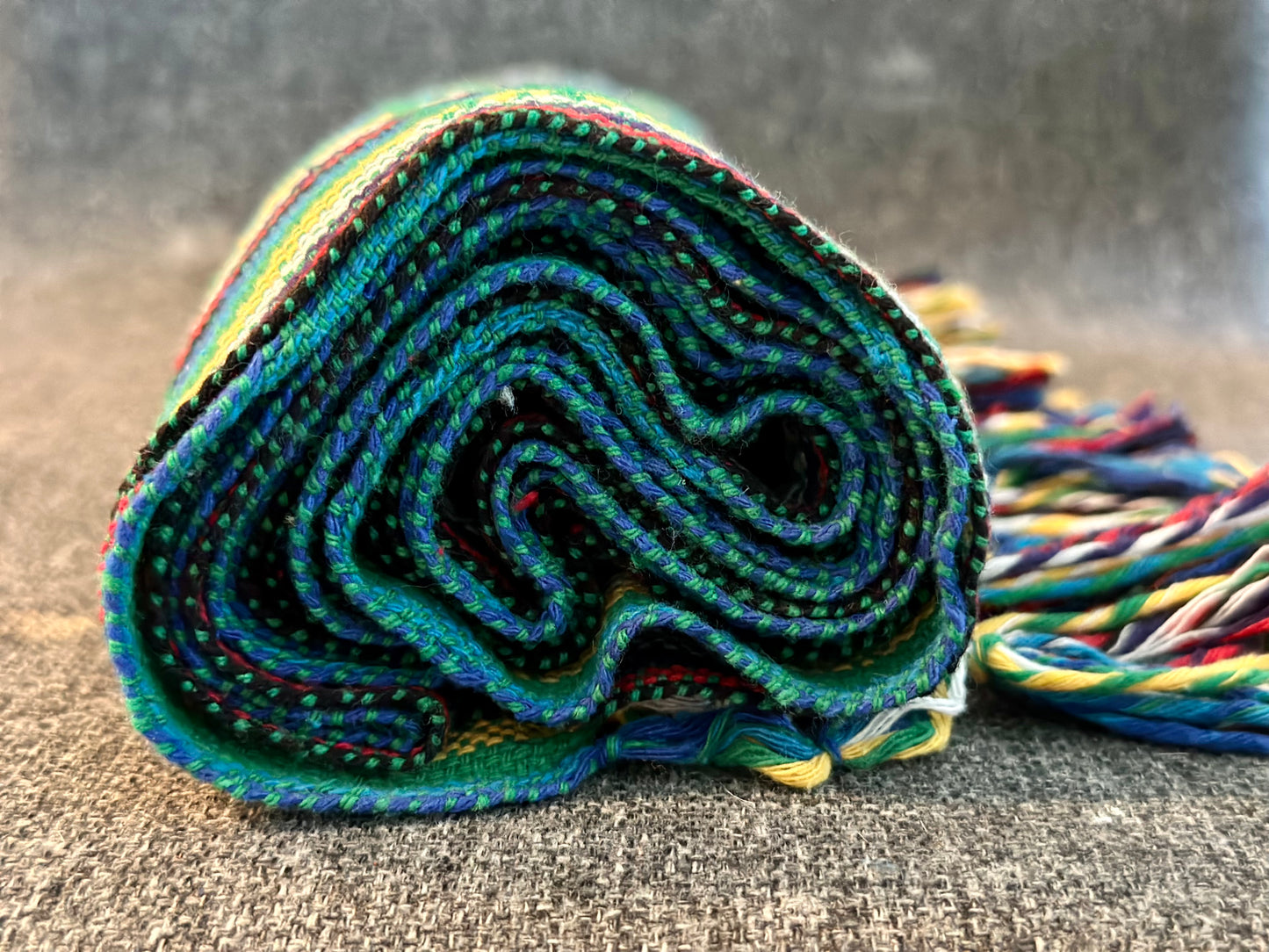 Mexican Cotton Rebozo & Baby Carrier - Spring Rainbow