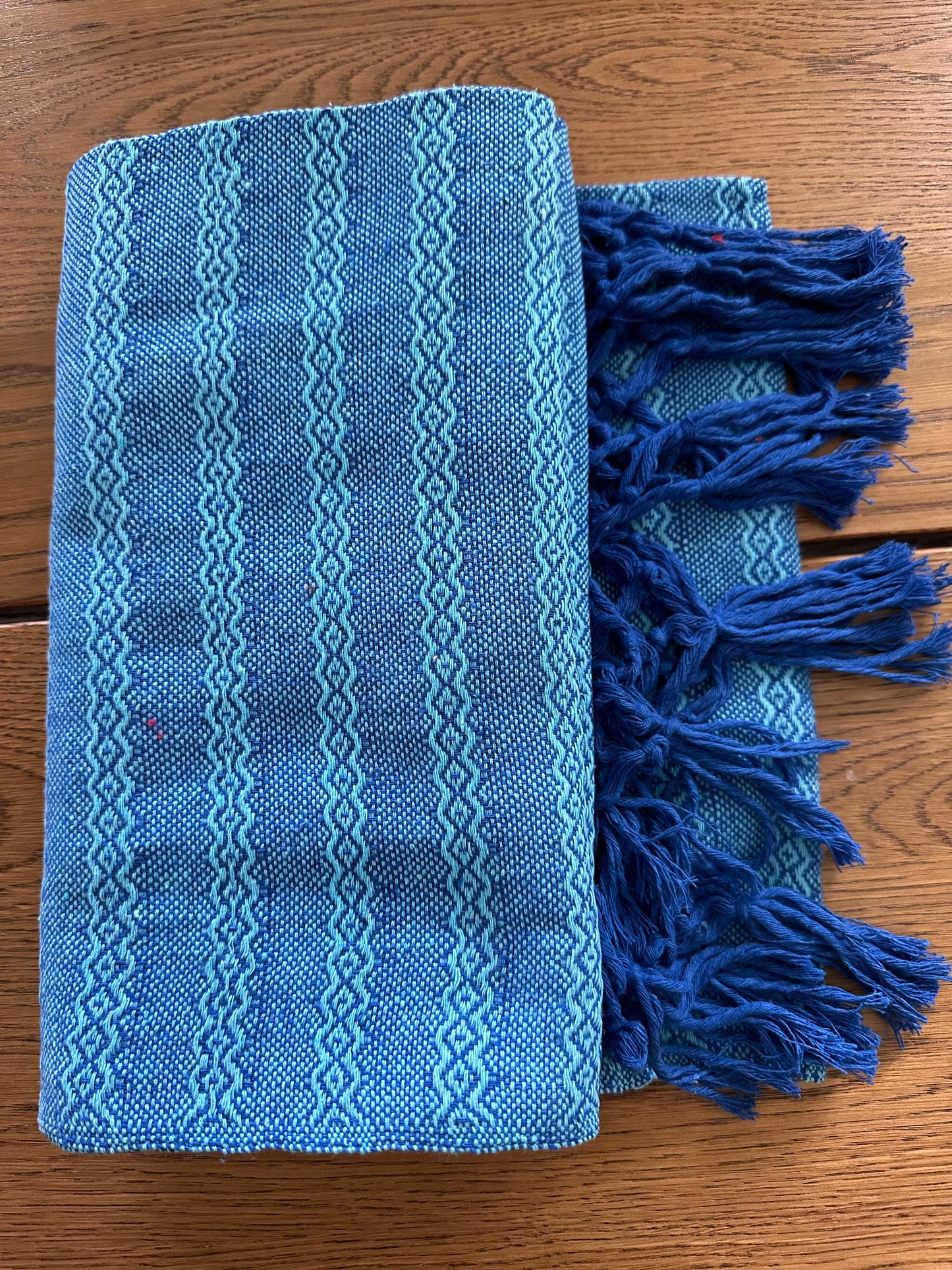 Mexican Cotton Rebozo  & Baby Wrap - Spring Waterfall