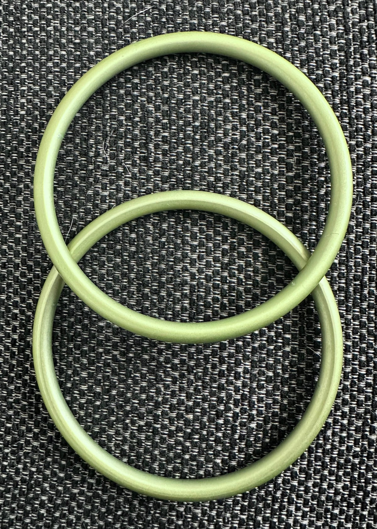 Large Aluminum Sling Ring — Mist Green-Lola My Love