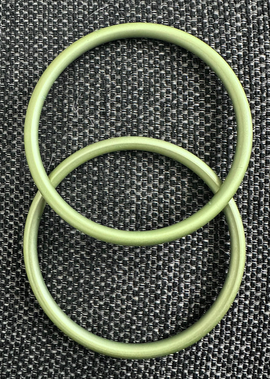 Large Aluminum Sling Ring — Mist Green-Lola My Love