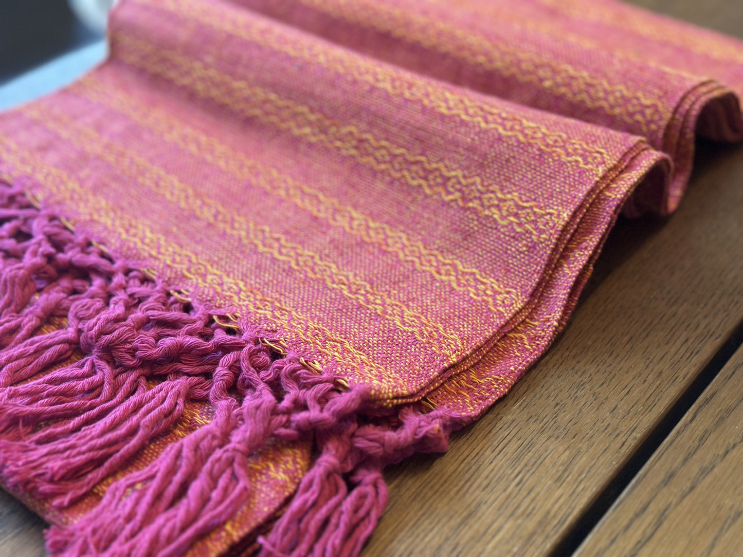 Rosy Sunshine Mexican rebozo Jose photo 3