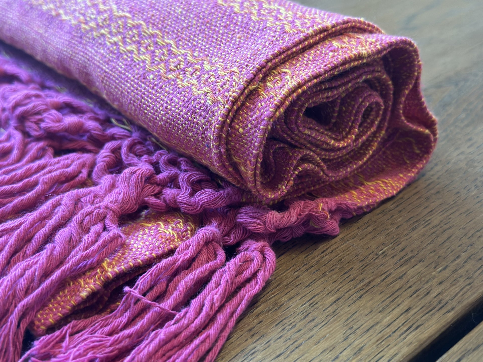 Rosy Sunshine Mexican rebozo Jose photo 4