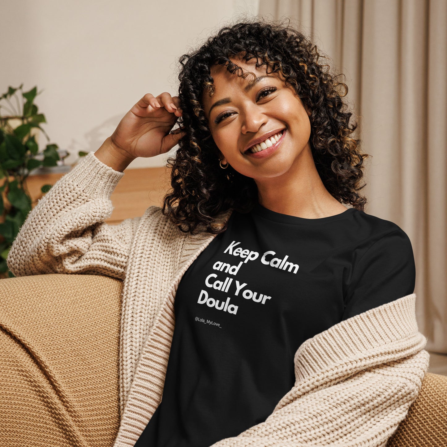 Women’s Relaxed T-Shirt – Empowering Doulas, Every Day