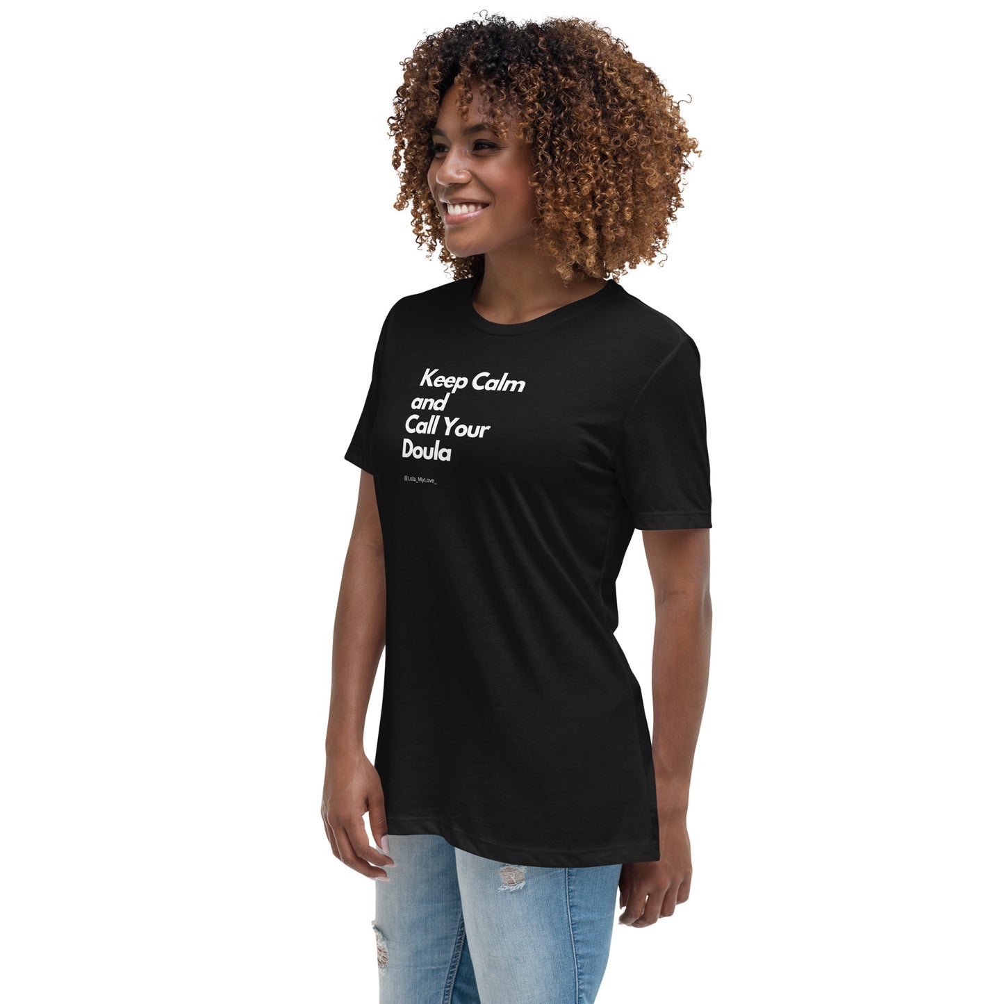 Women’s Relaxed T-Shirt – Empowering Doulas, Every Day